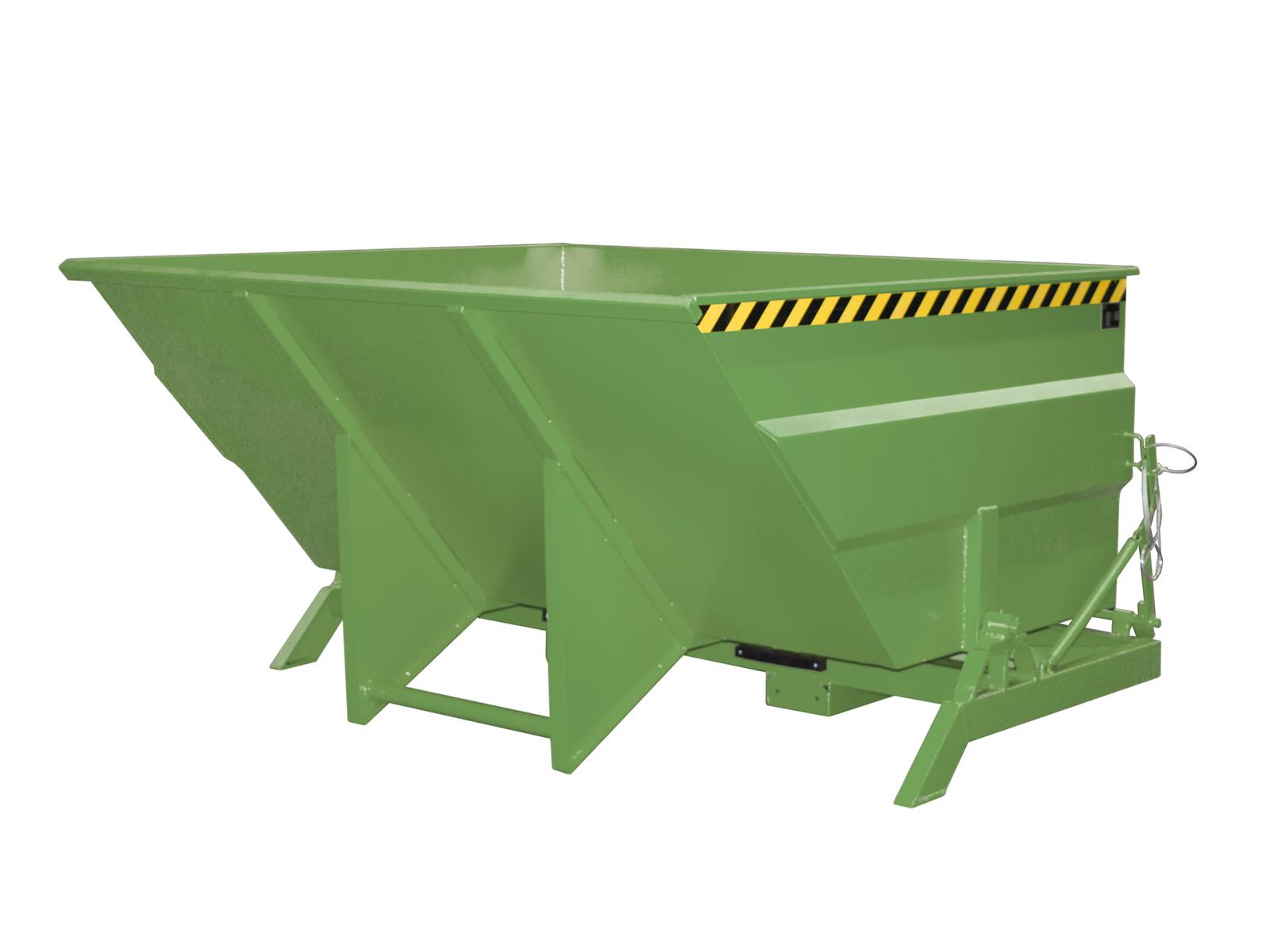 Kippbehälter BKC 300 3m³ 2310x2280x1220mm Großraumbehälter RAL 6011 Resedagrün
