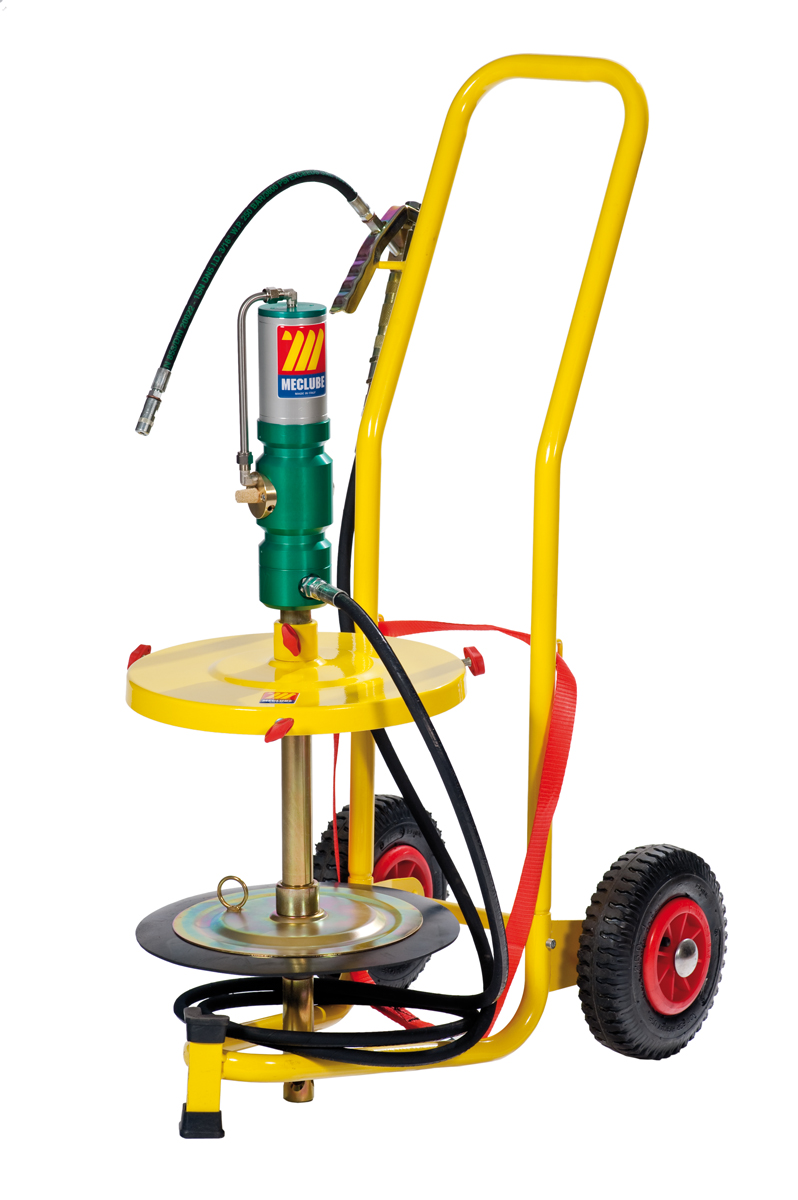 Druckluftschmiergerät Fettpressenkit 60:1 für 30kg Fetteimer