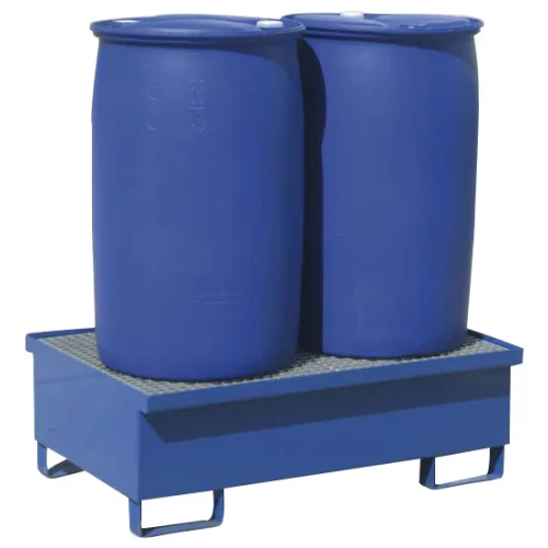 Spill Containment Tray 1200x800x350mm with Grate 220 Liters 🛢️