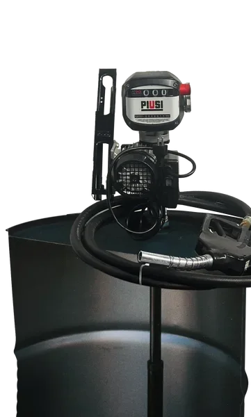 PIUSI Dieselpumpe DRUM 56 kompakte Diesel-Umfüllanlagen für Fässer mit Zählwerk K90 Zapfventil SELF2000