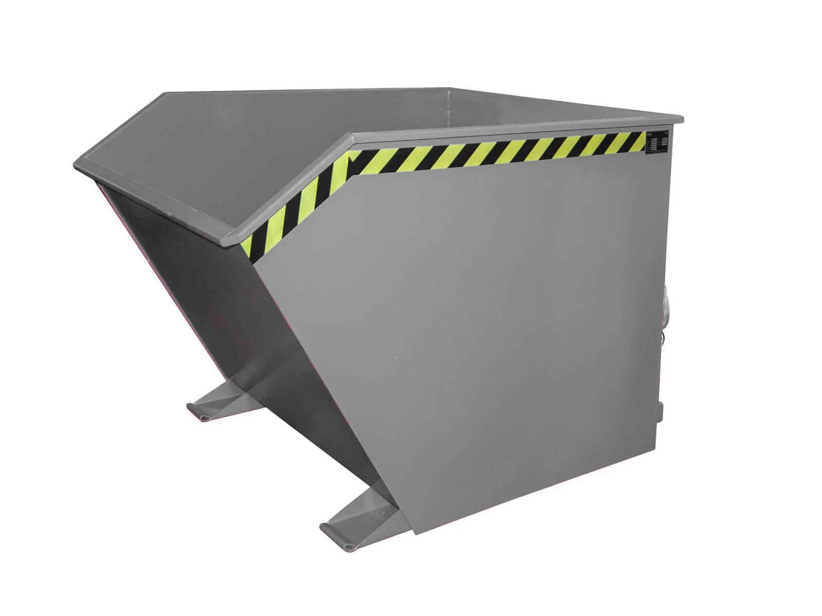 Tipping Container GU 1500 1.50m³ 1640x1280x1090mm RAL 7005 Mouse Grey