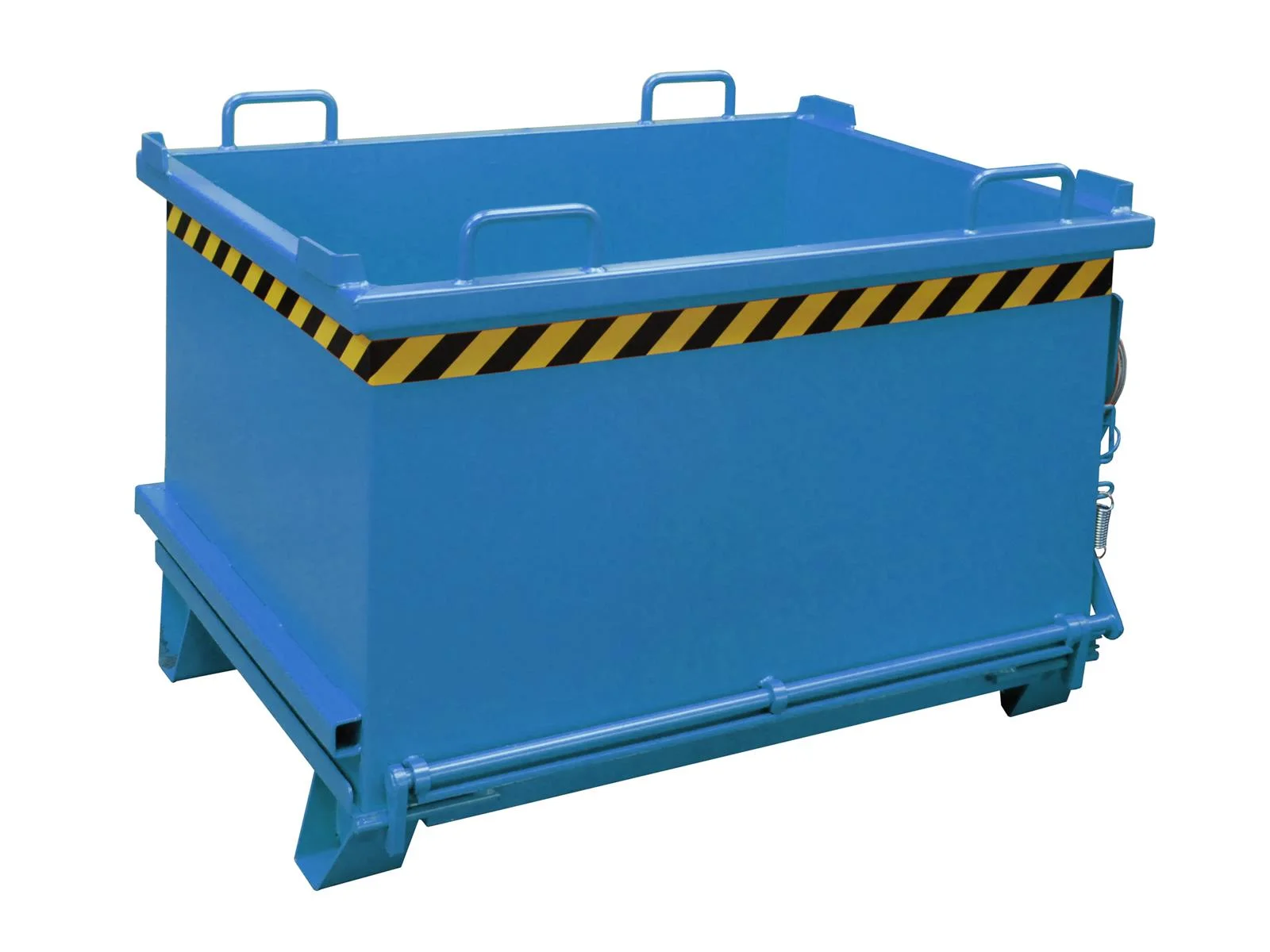 Contenitore a fondo pieghevole SB 750 0,75 m³ 1035×1310×930 mm RAL 5012 blu chiaro