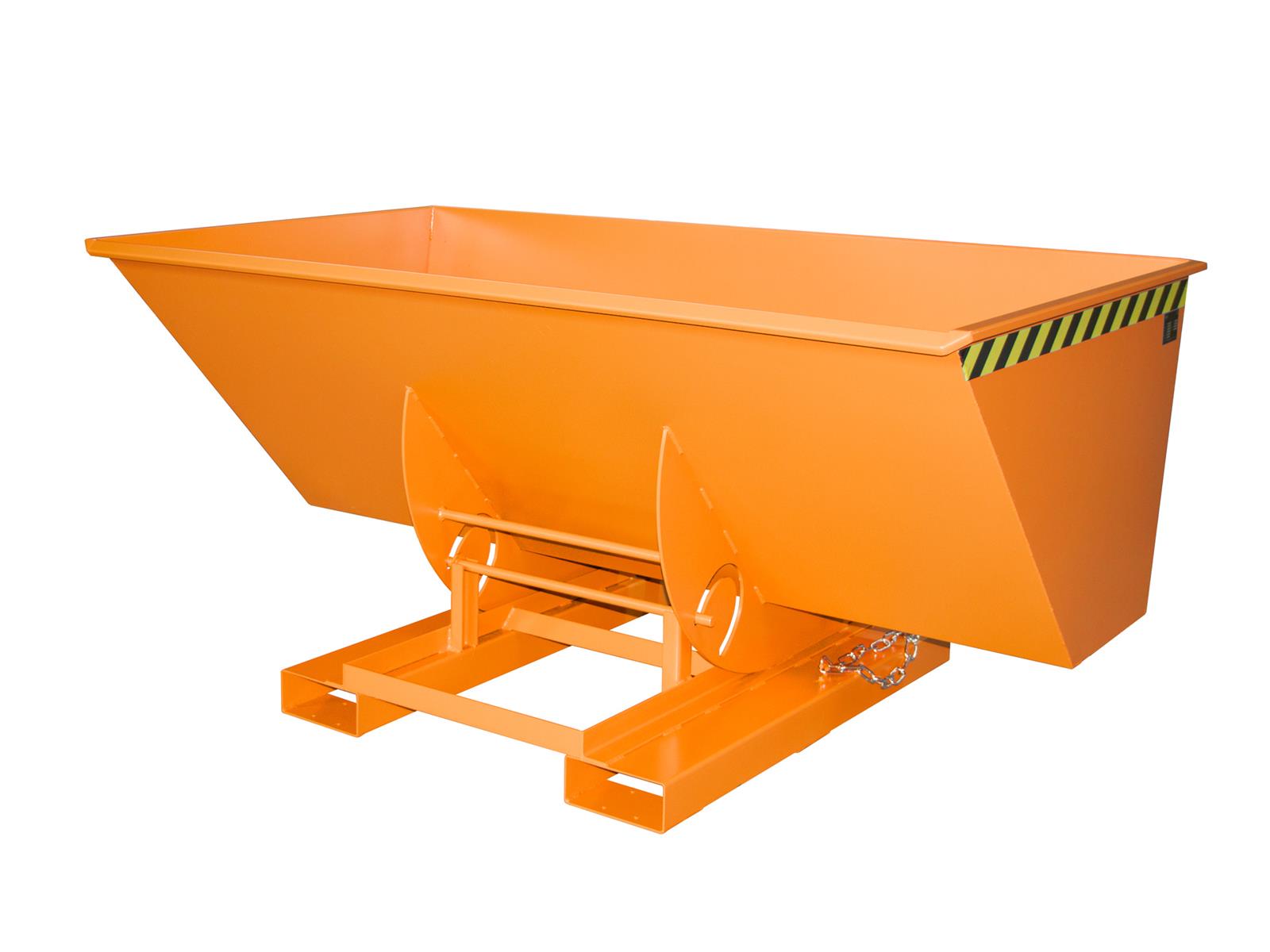 Contenitore ribaltabile da 1,50 m³ 1420 × 2290 × 1070 mm AK 150 RAL 2000 giallo-arancione