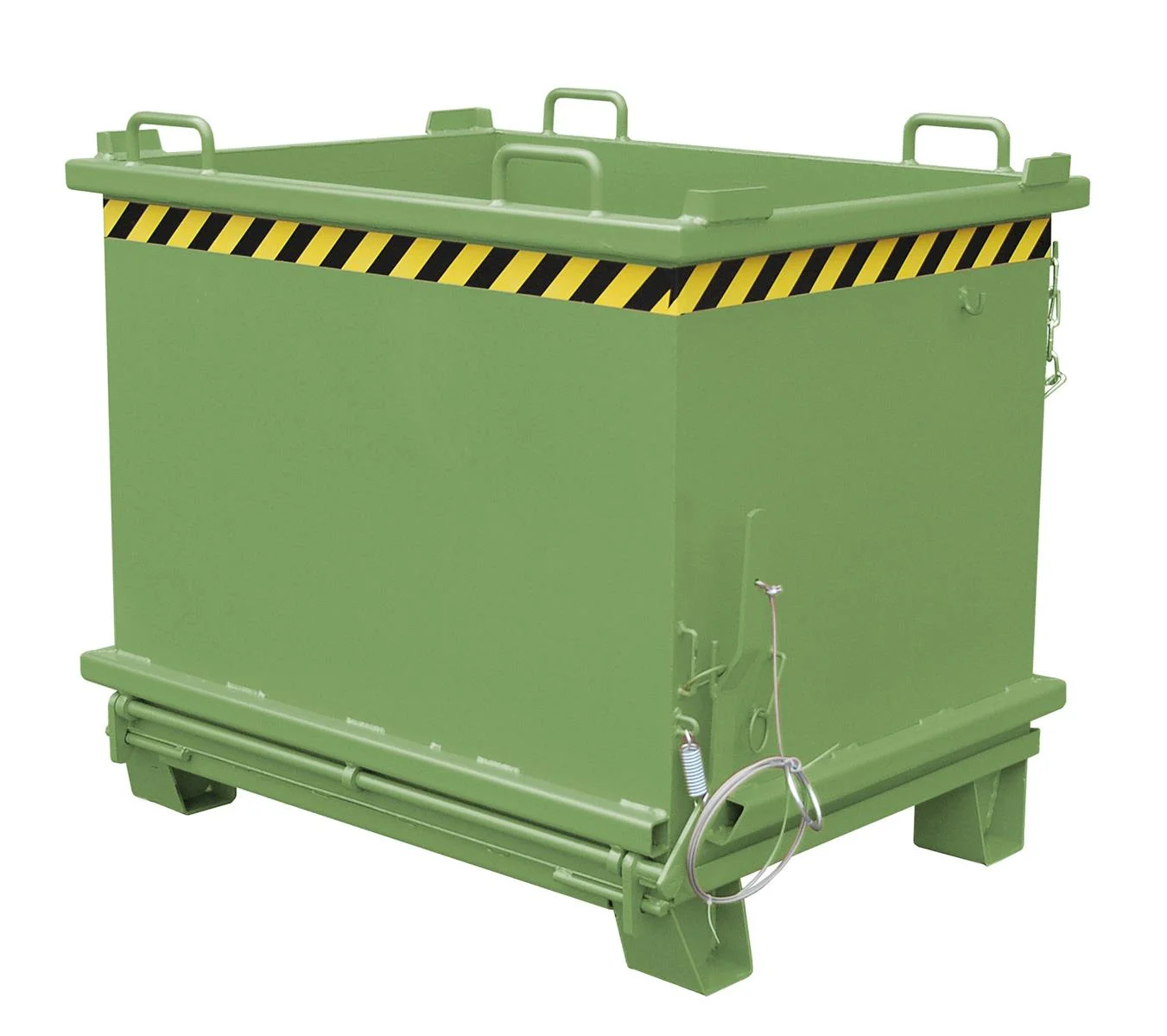 Folding Bottom Container SB 1000, 1.00m³, 1035x1310x1160mm, RAL 6011 Reseda Green