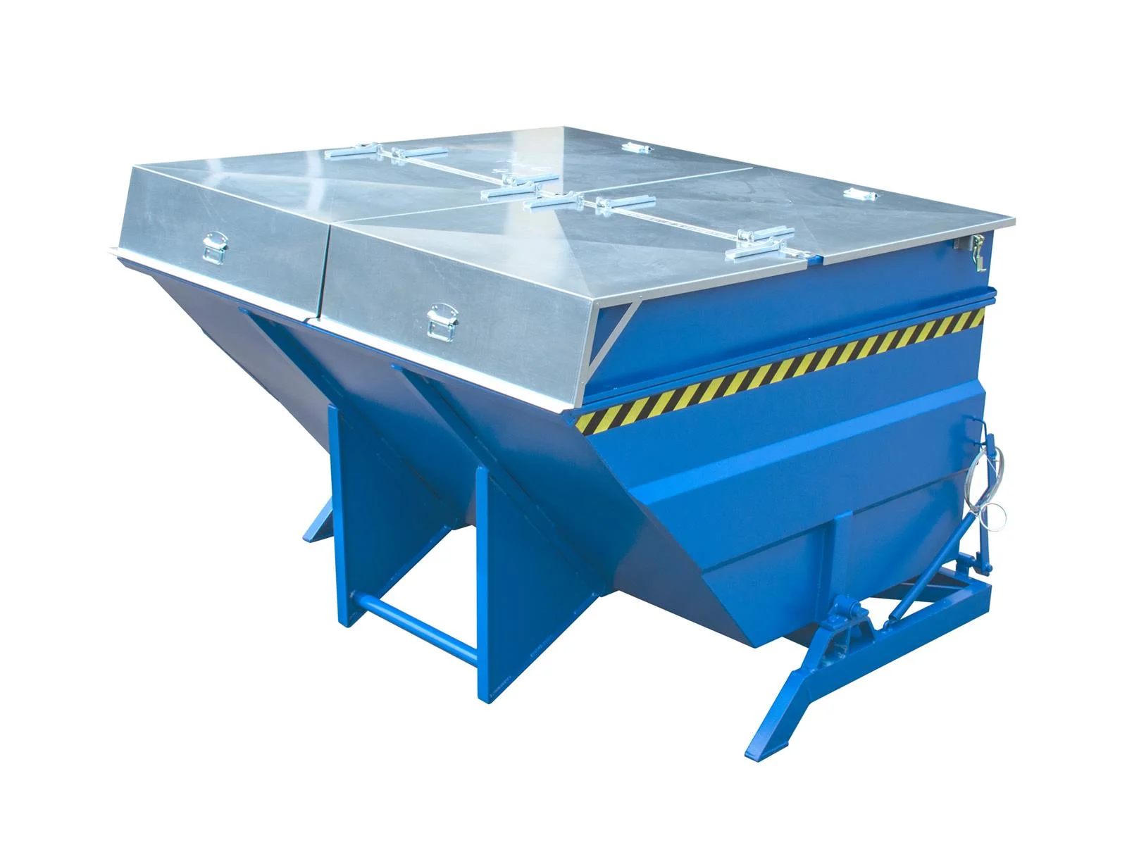 Kippbehälter BKC 400 4m³ 2310x2280x1480mm Großraumbehälter RAL 5012 Lichtblau