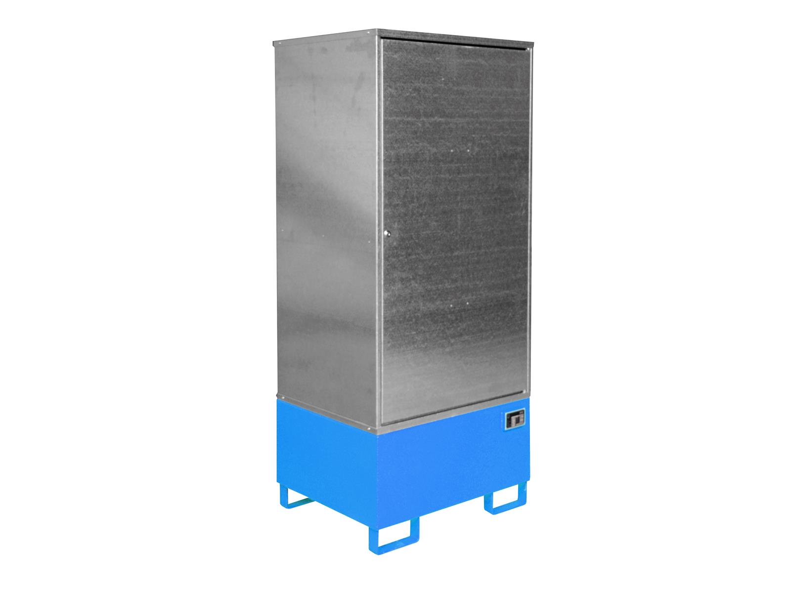 Gefahrstoff Schrank GS-1 840x690x1930mm RAL 5012 Lichtblau