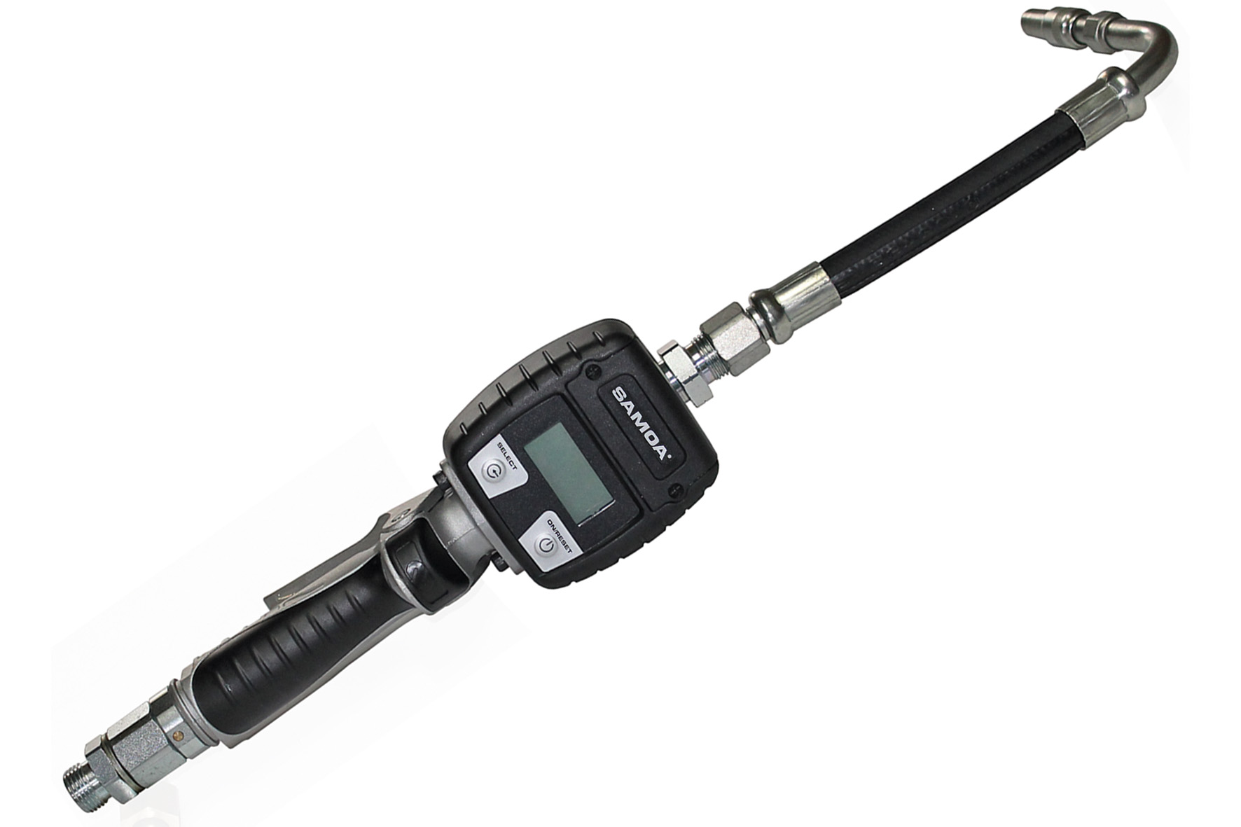 Füllpistole mit Elektr.-Zähler G3/4"a flexibler Auslauf 90° Samoa-Hallbauer