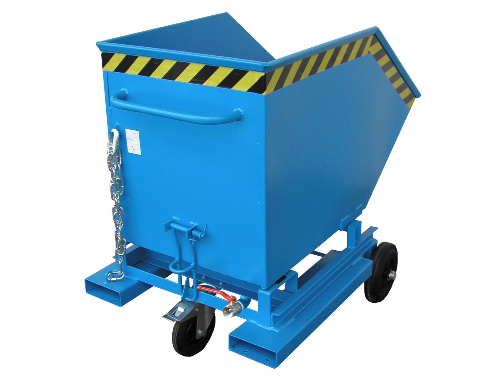 Späne-Kastenwagen SKW-ET 250 Liter 1115x820x990mm RAL 5012 Lichtblau