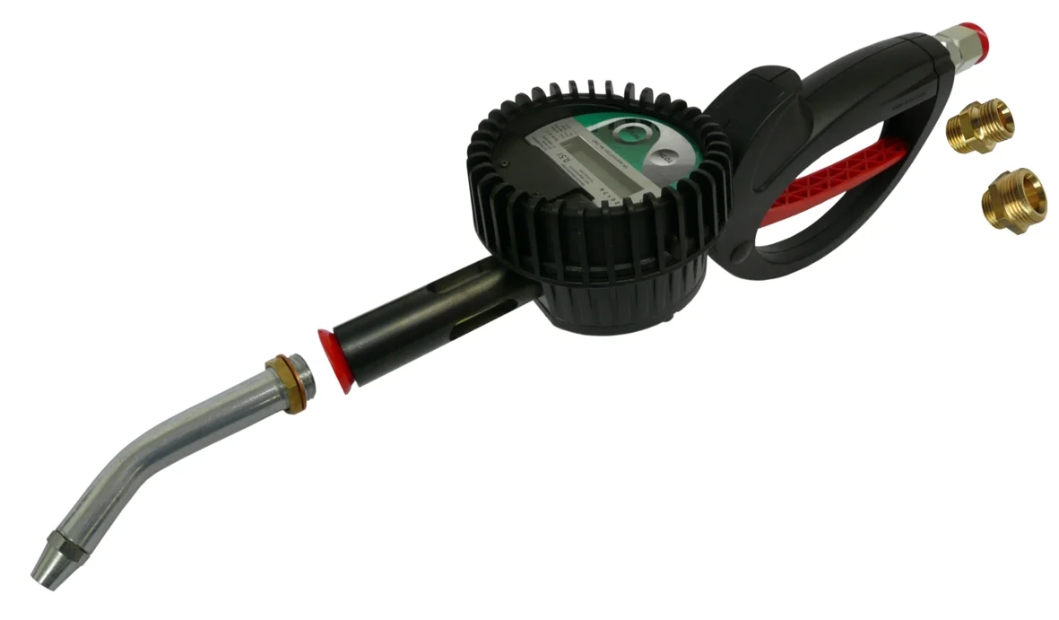 Electronic Flow Meter, Calibratable with MID Approval, with Swivel Joint, Without Outlet