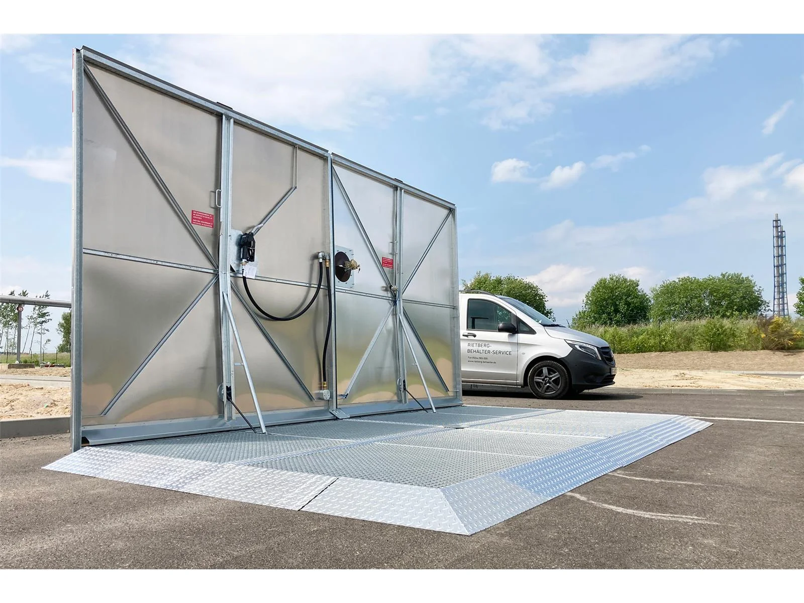 Abfüllplatz KAP GIRO -Aufstellung im Freien- Dieselabfüllplatz Abtankplatz ohne