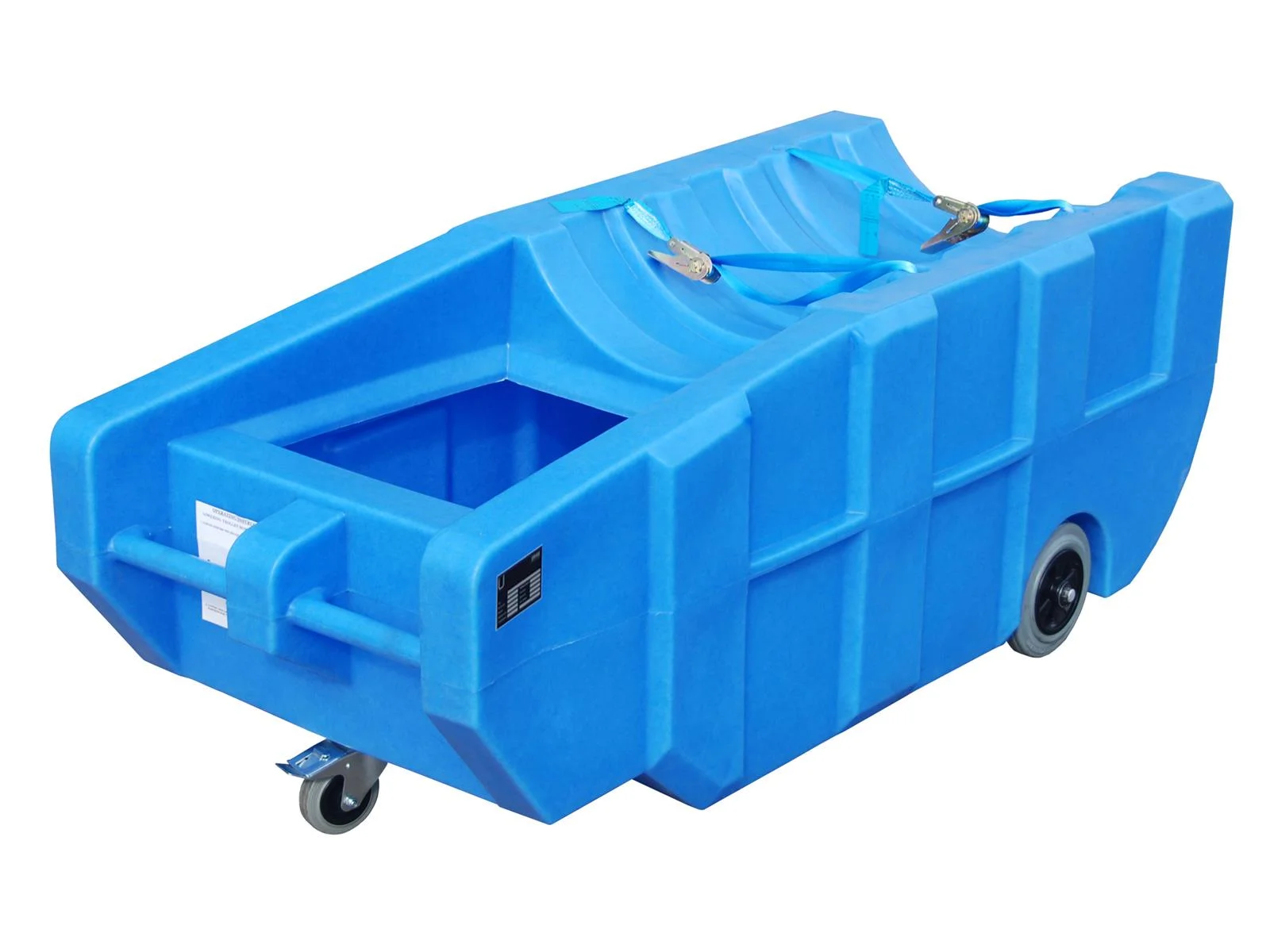 Vasca di raccolta mobile in PE 1600x740x640mm 230 litri | Tipo WPT | BAUER Südlohn - GREEN LINE, Recyclingcontainer, Großbehälter, Transportwagen, Gitterkasten, Rollenwagen
