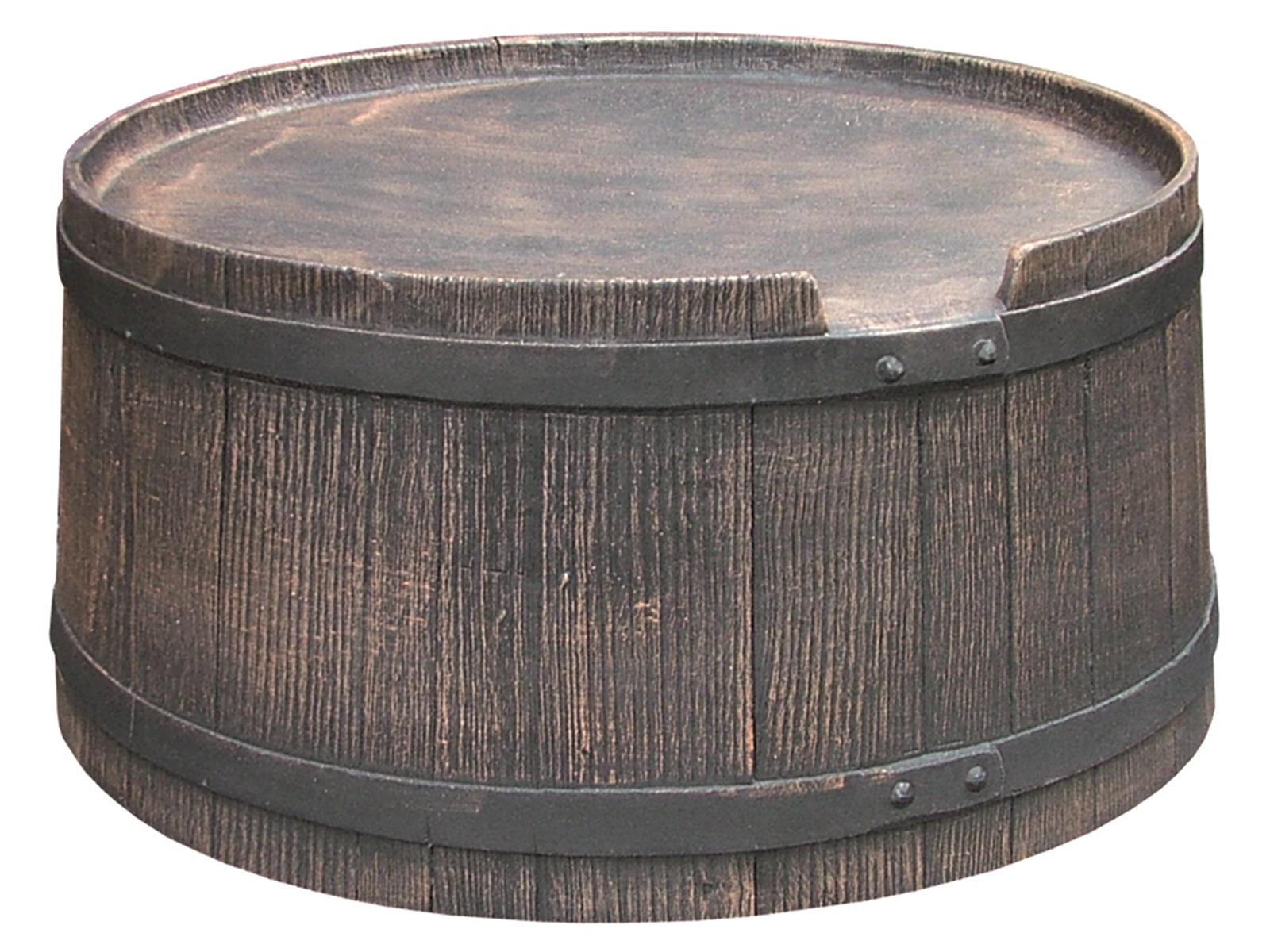 Base per cisterna di raccolta delle acque piovane da 500 litri, Holzbock, Weinfass, Barrique, Holzfass, Metallreifen