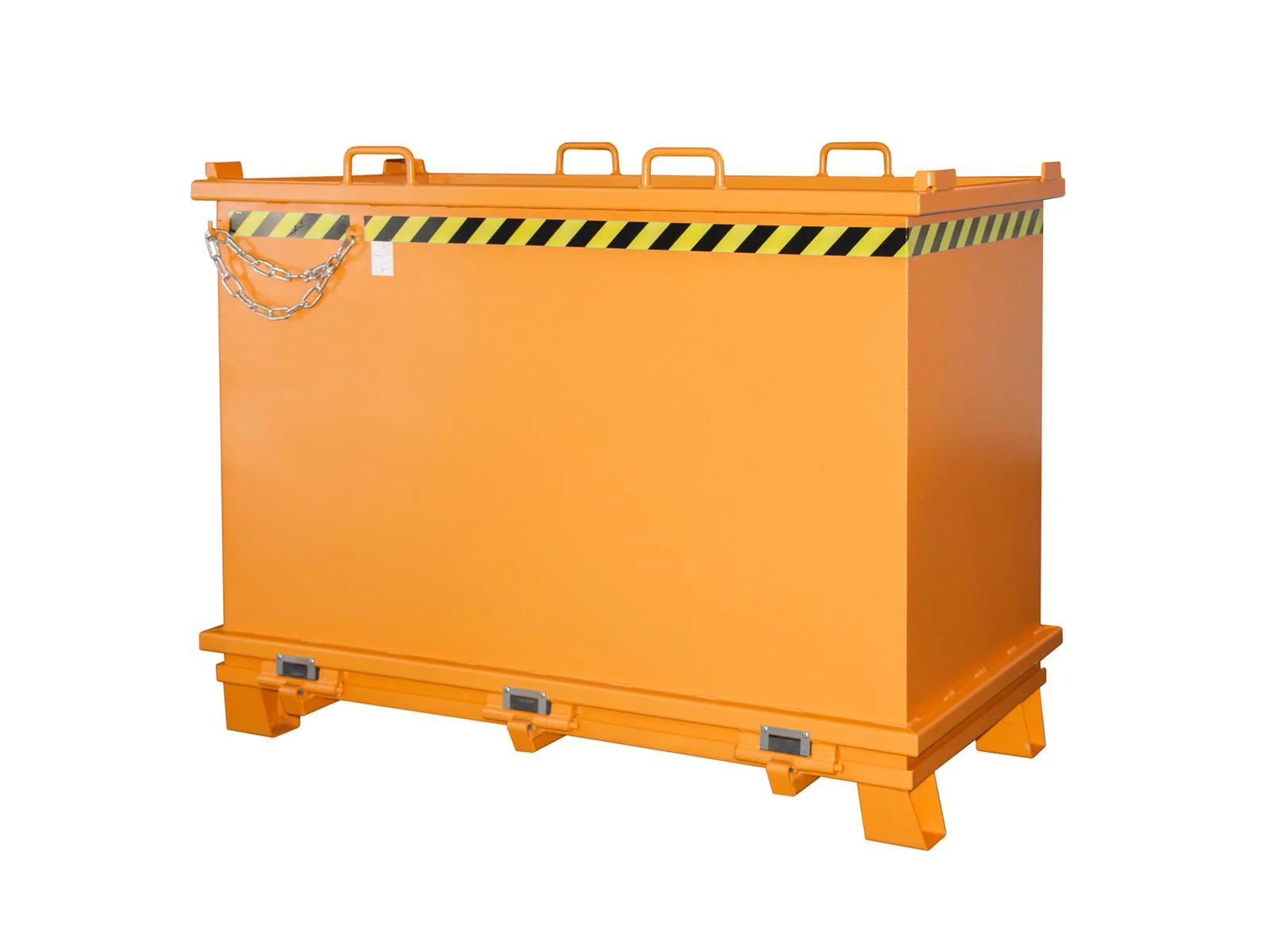 Folding Bottom Container SB 2000 2.00m³ 1035x1910x1465mm RAL 2000 Yellow Orange