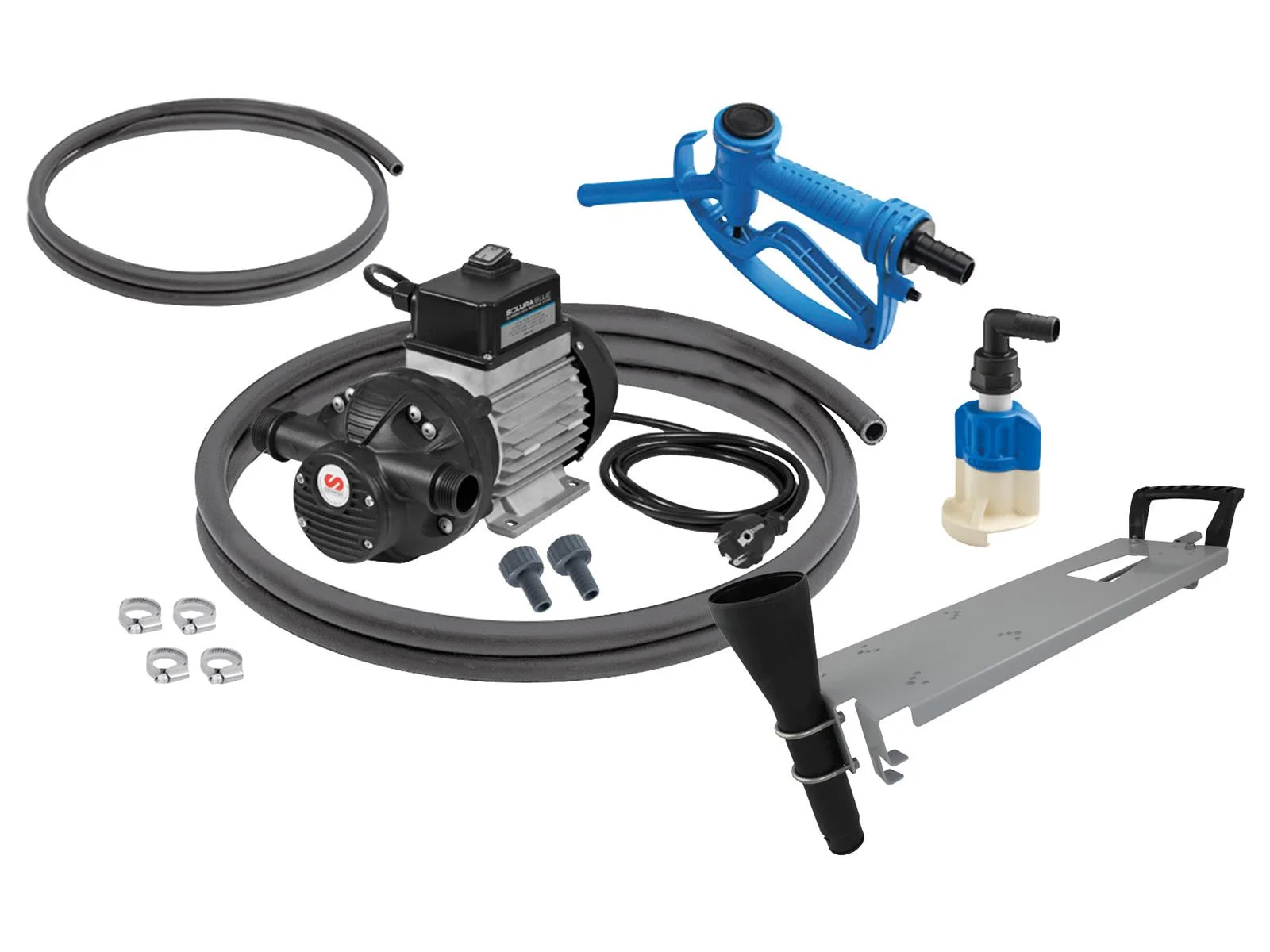 Bluematic EMP-230V IBC e CDS da 200 L, pistola erogatrice in plastica Samoa-Hallbauer