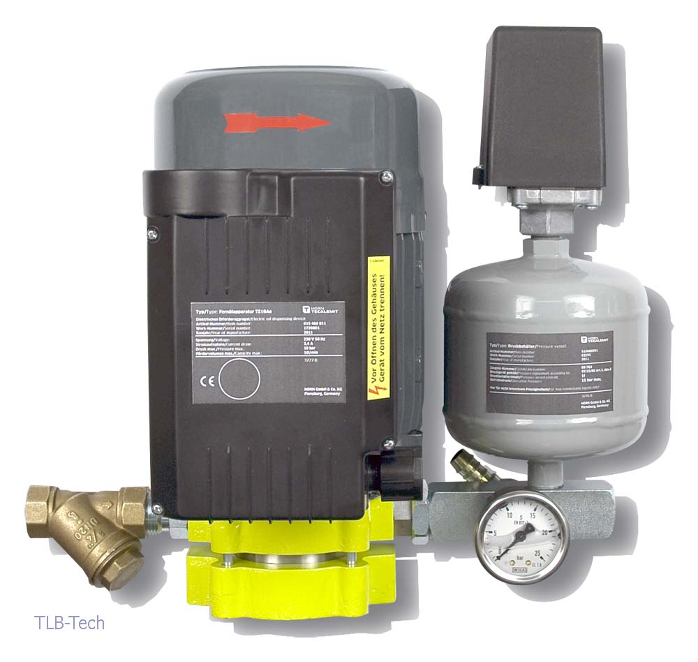 Elektropumpe für Frischöl Fernölapparatur TZ10An, nicht eichfähig Membrandruckregler Anschlusskabel