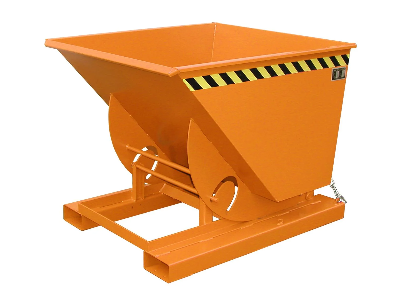 Contenitore ribaltabile da 0,75 m³ 1420×1190×1070 mm AK 75 RAL 2000 Giallo arancione