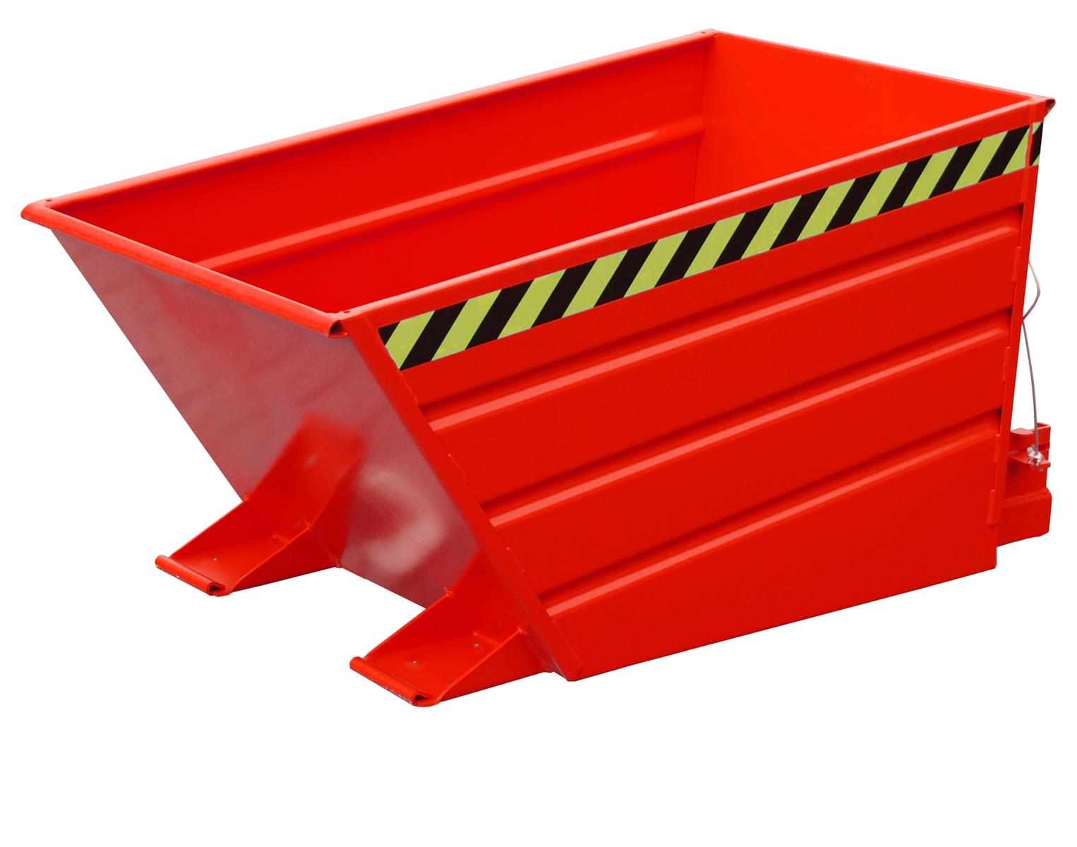Kippbehälter VD 500 0,50m³ 1375x800x730mm RAL 3000 Feuerrot