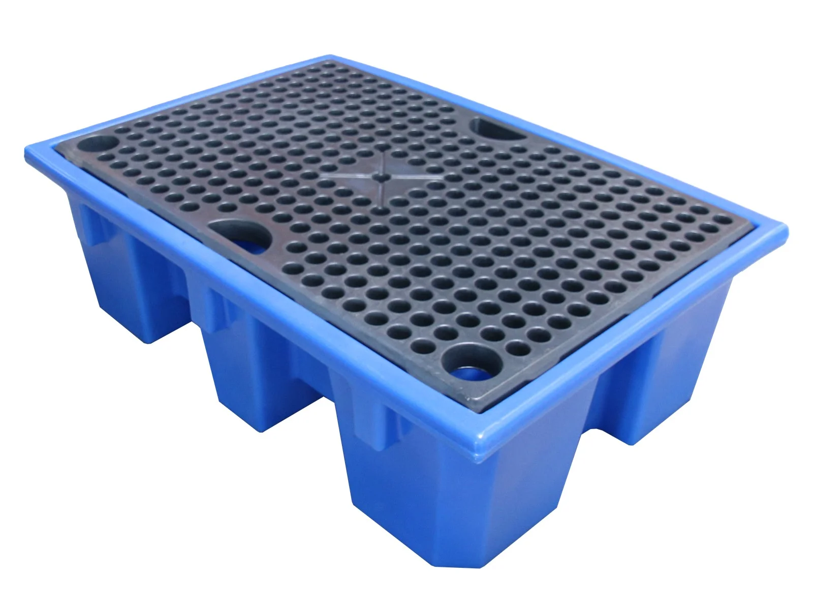 Spill Containment Pallet for 2 Drums – 240 Liters made of HDPE