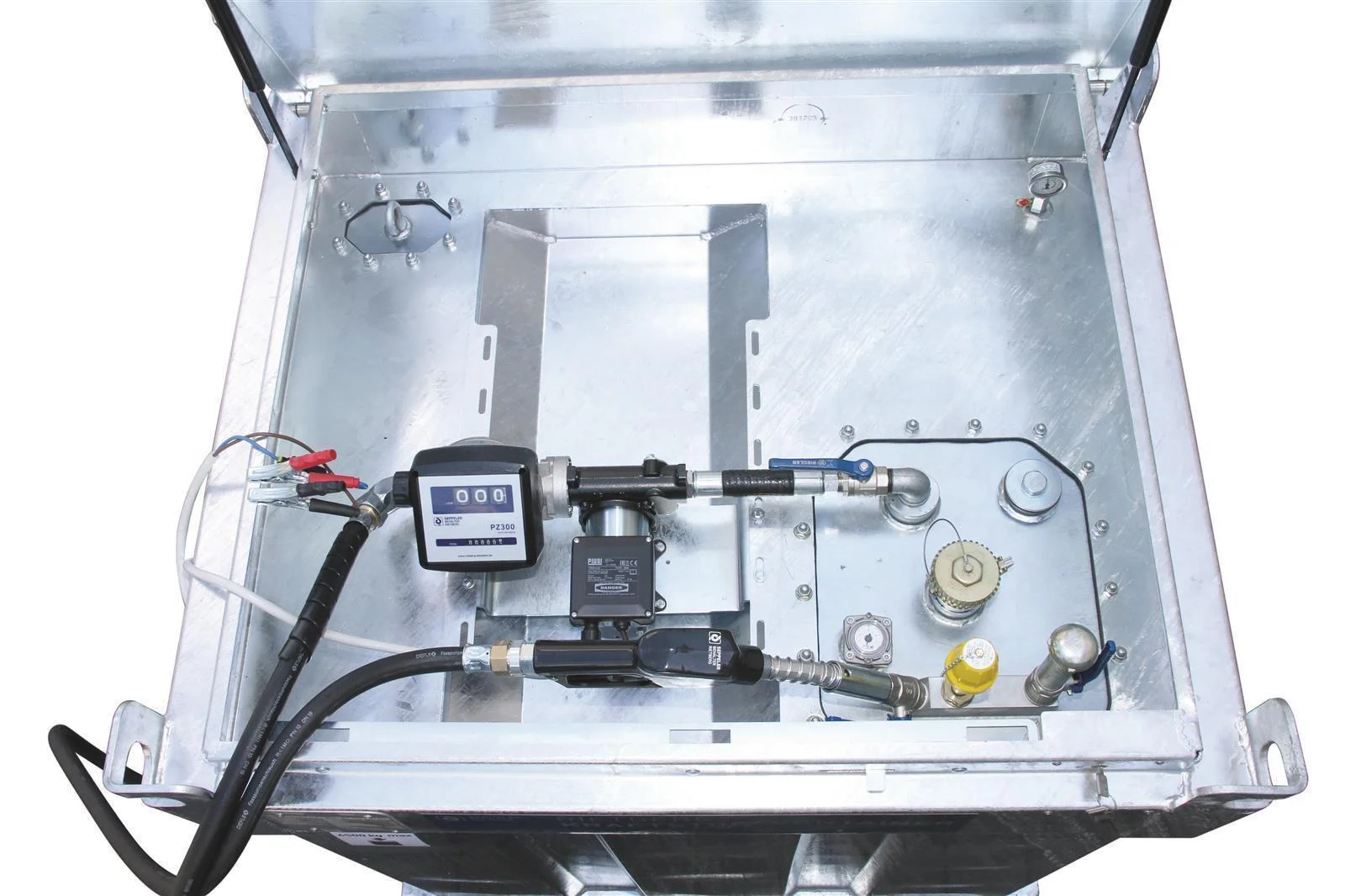 Impianto di stoccaggio mobile QUADRO-DV per gasolio - 330 o 450 litri da Rietberg