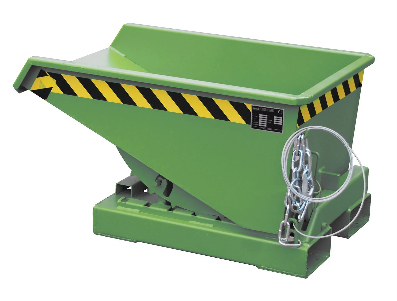 Tipping Container EXPO 300 0.30m³ 1260x770x835mm RAL 6011 Reseda Green