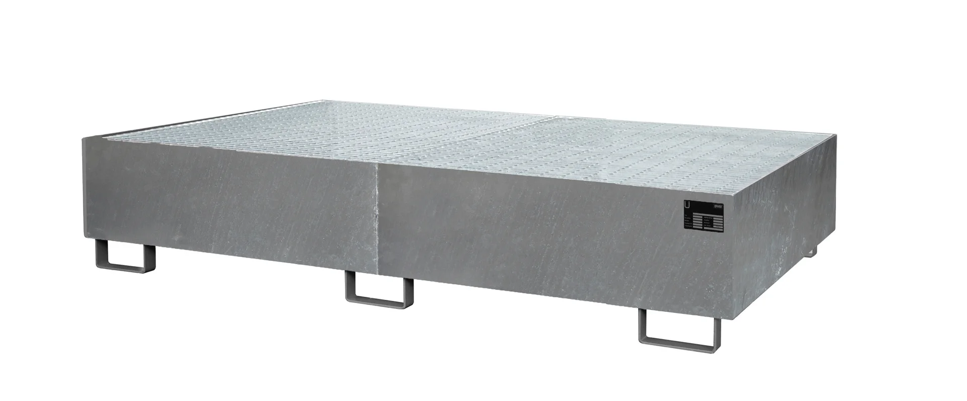 Regalwannen 2650x1300x300mm 540 Liter mit Gitterrost feuerverzinkt