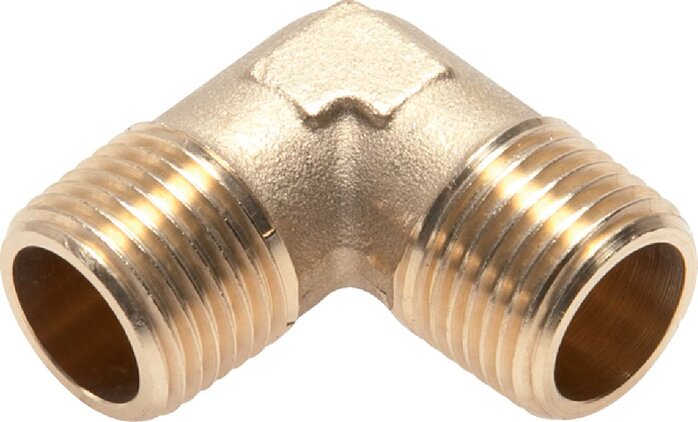 90°-Einschraubwinkel R 1"(AG), 16 bar Messing 90°-Einschraubwinkel R 1"(AG), 16 bar Messing
