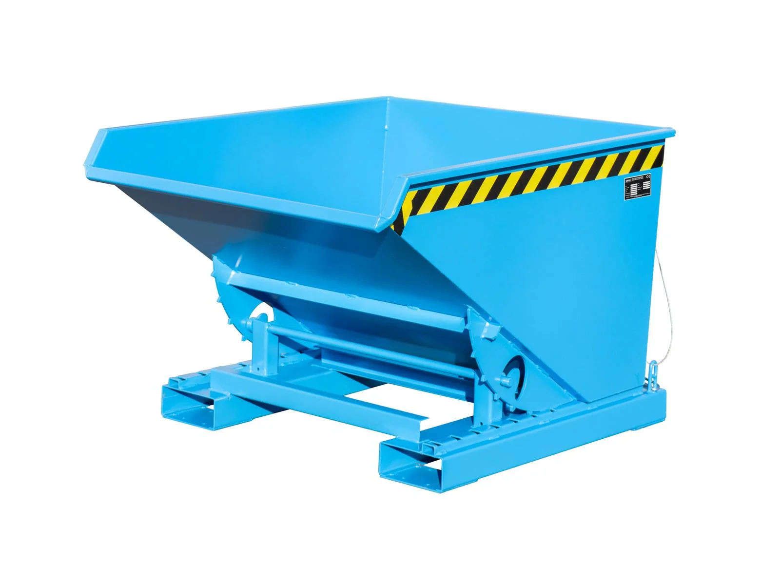 Contenitore ribaltabile EXPO 600 0,60 m³ 1260×1070×835 mm RAL 5012 blu chiaro