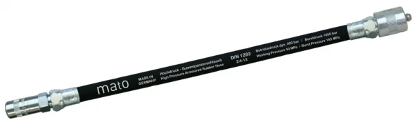 Tubo in gomma ad alta pressione rinforzato da 300 mm con raccordo rapido e mandrino a 4 ganas RH-30CC