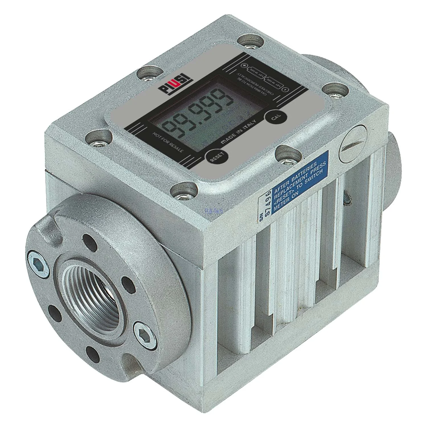 Contatore PIUSI K600/4, filetto interno da 6/4, contatore a ingranaggi ovali per diesel, olio e antigelo, Drucker, Transmitter, Anzeige