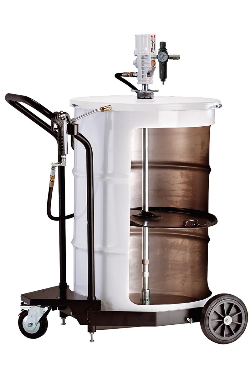 Abschmiergerät Schmiermeister - PM 200 mobil mit Fahrwagen 4 Meter