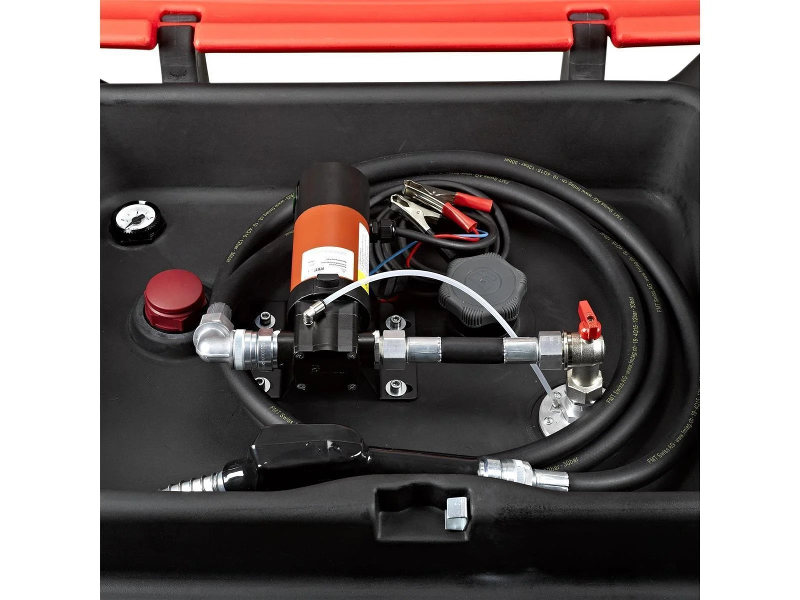 Stazione di rifornimento mobile MobiMaster 450 litri - Serbatoio diesel con elettropompa 230V e contatore