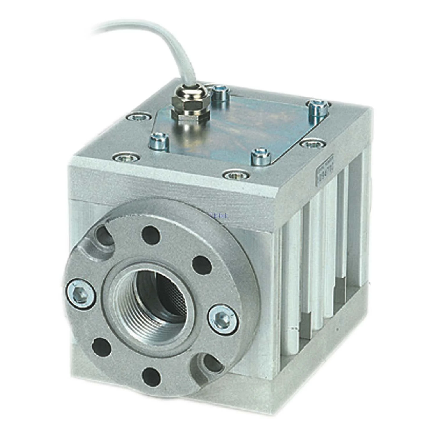 PIUSI Generatore di impulsi K600/4 – misuratore a ingranaggi ovali da 1 1/2 pollici per diesel, olio e antigelo, XYZ Aktuator, Schrittmotor, Metallgehäuse, Flanschmontage, Durchlass
