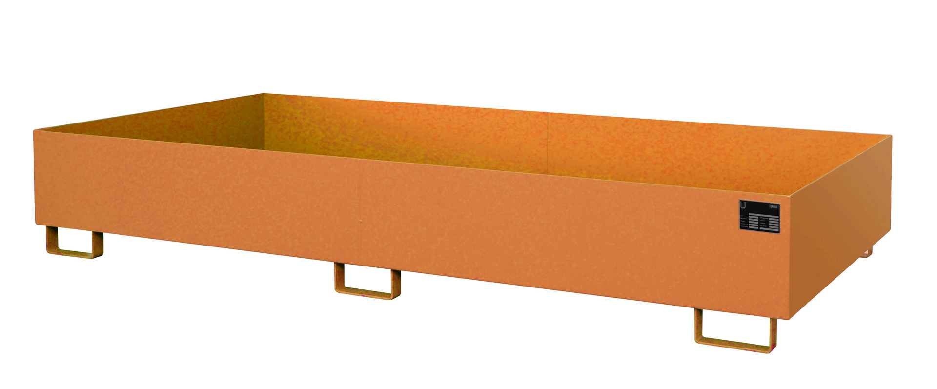 Regalwannen 2650x1300x300mm 540 Liter RAL 2000 Gelborange