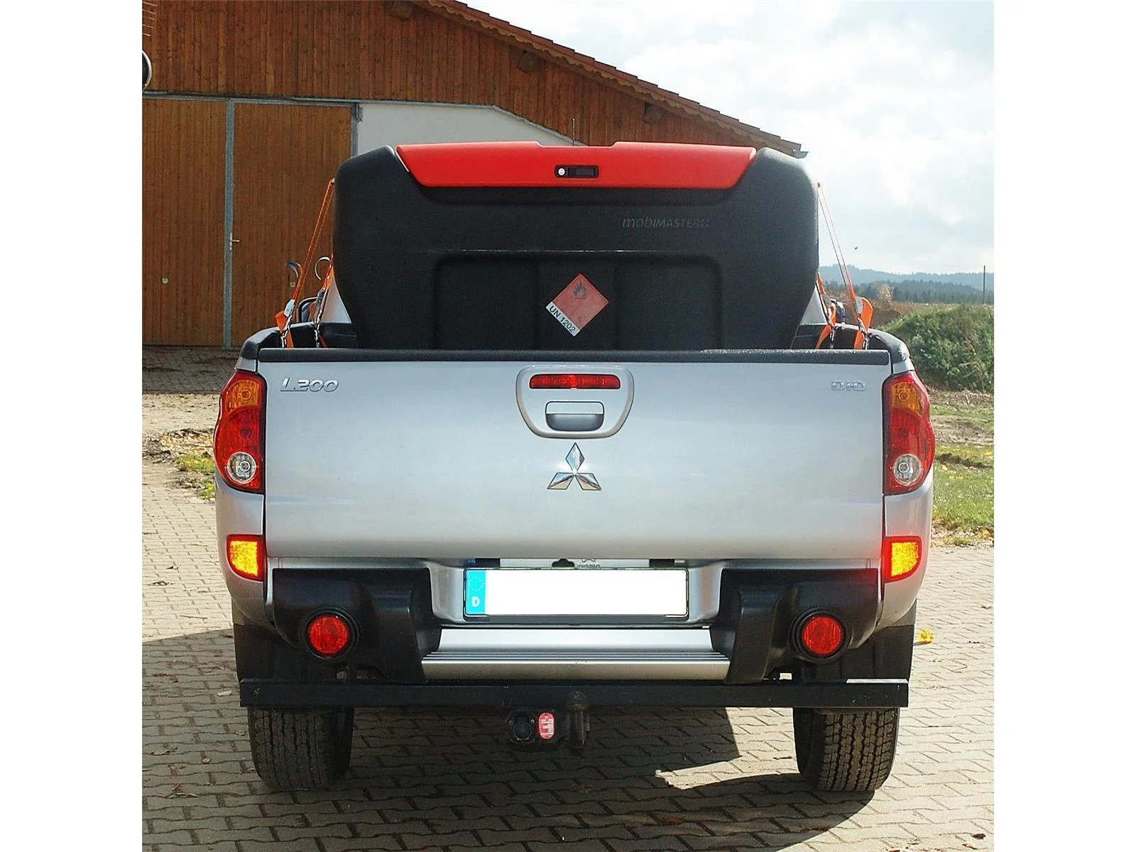 Stazione di rifornimento mobile MobiMaster 450 litri - Serbatoio diesel con elettropompa 230V e contatore