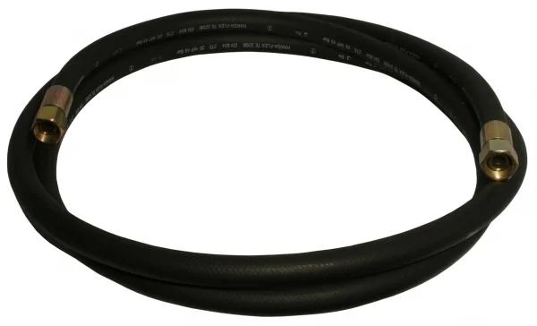 MATO tubo flessibile ad alta pressione DN 12, lunghezza del tubo 2,0 m, gas hose, Gummischlauch, Schlauch aus Gummi, flexibler Schlauch, Anschlauch