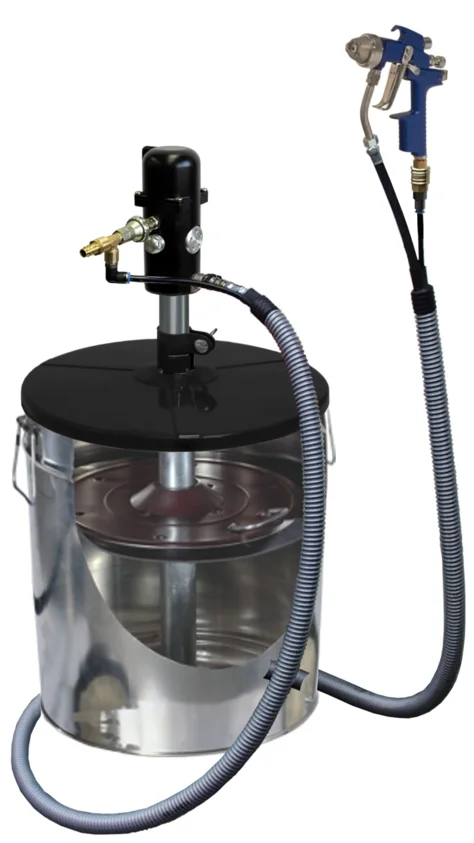 peuMATO 55 - LubeJet, stationary for 25 kg