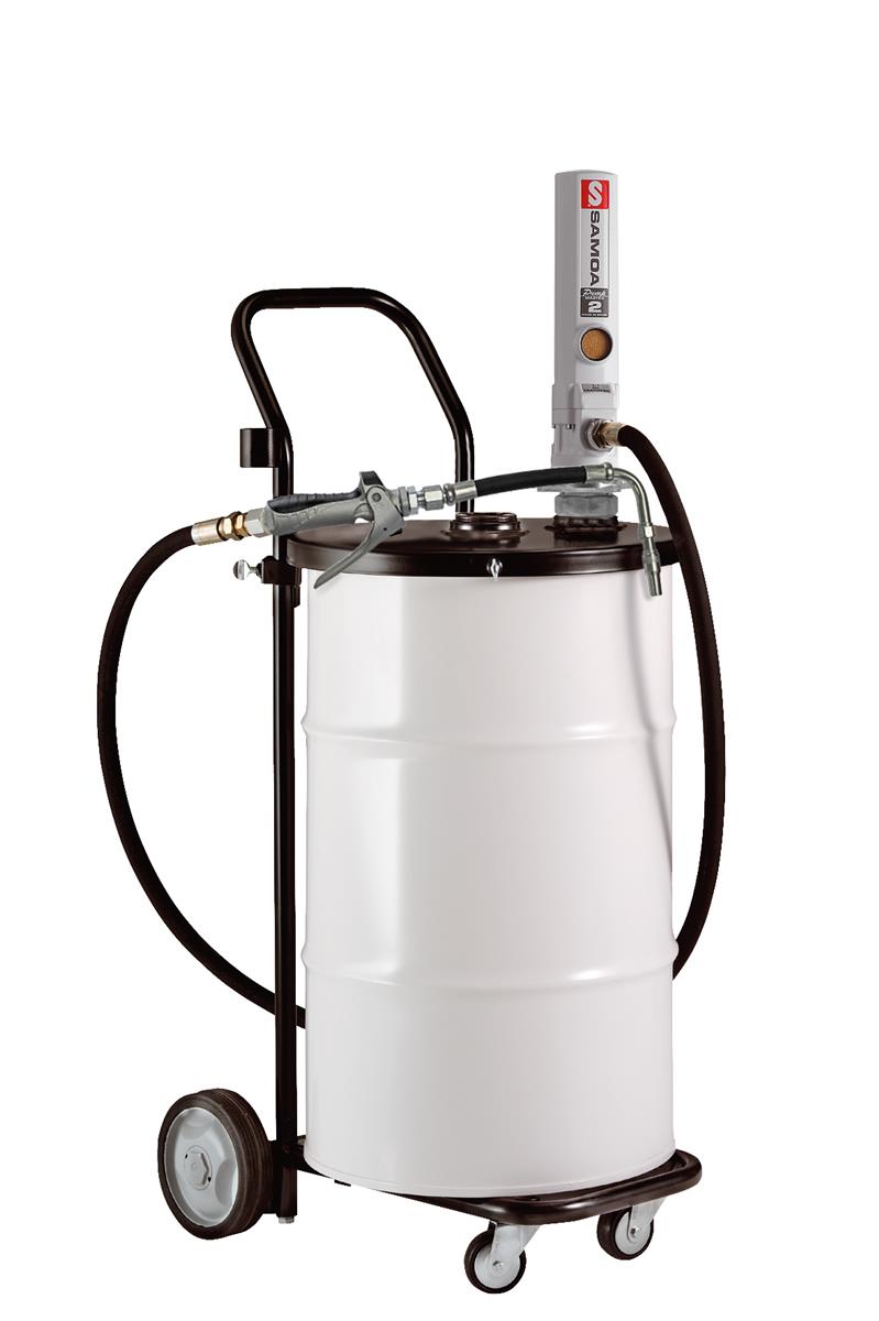 Mobile DP-Ölanlage 3:1 F 60l Fassmontage, 3m Schlauch