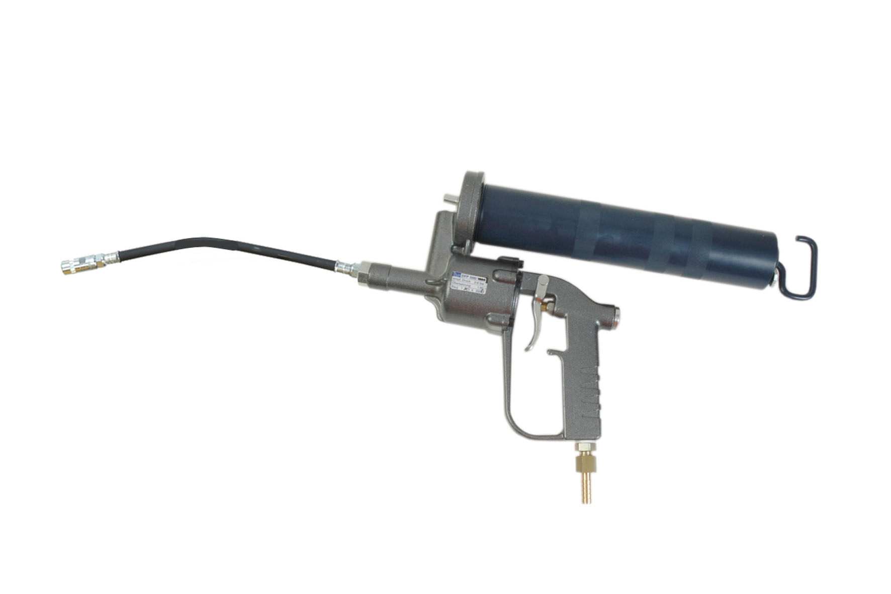 Profi-Druckluftfettpresse „DFP 500“ Sicherheits-Gummipanzerschlauch