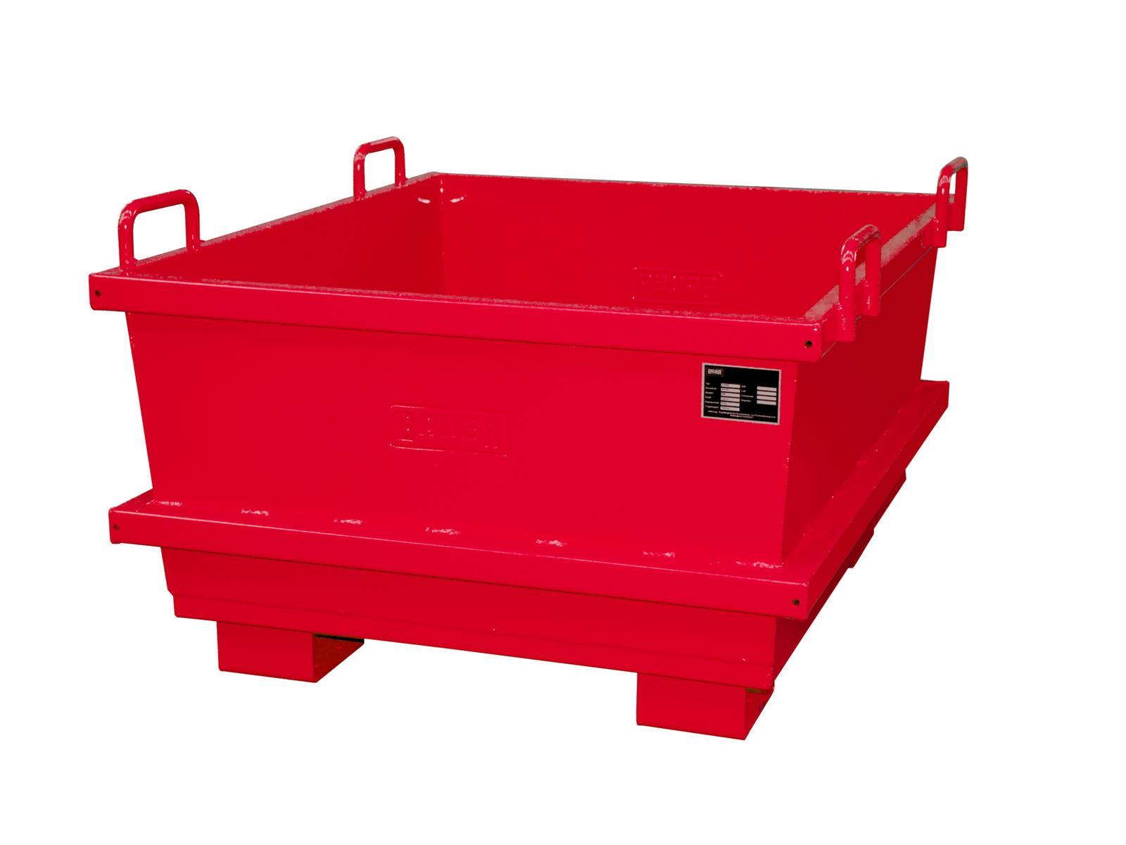 Universal-Container UC 500 0,50m³ 1040x1200x680mm Universal-Container UC 500 0,50m³ 1040x1200x680mm RAL 3000 Feuerrot