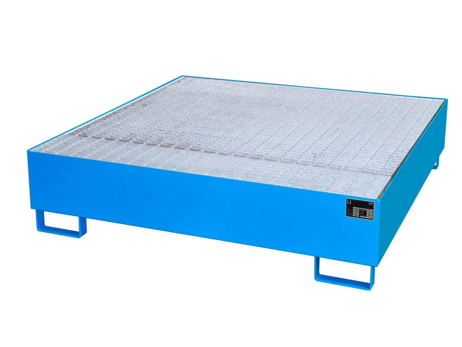 Collection Tray 1460x1460x355mm 450 Liters Type AW Painted AW 450 RAL 5012 Light Blue 🌟