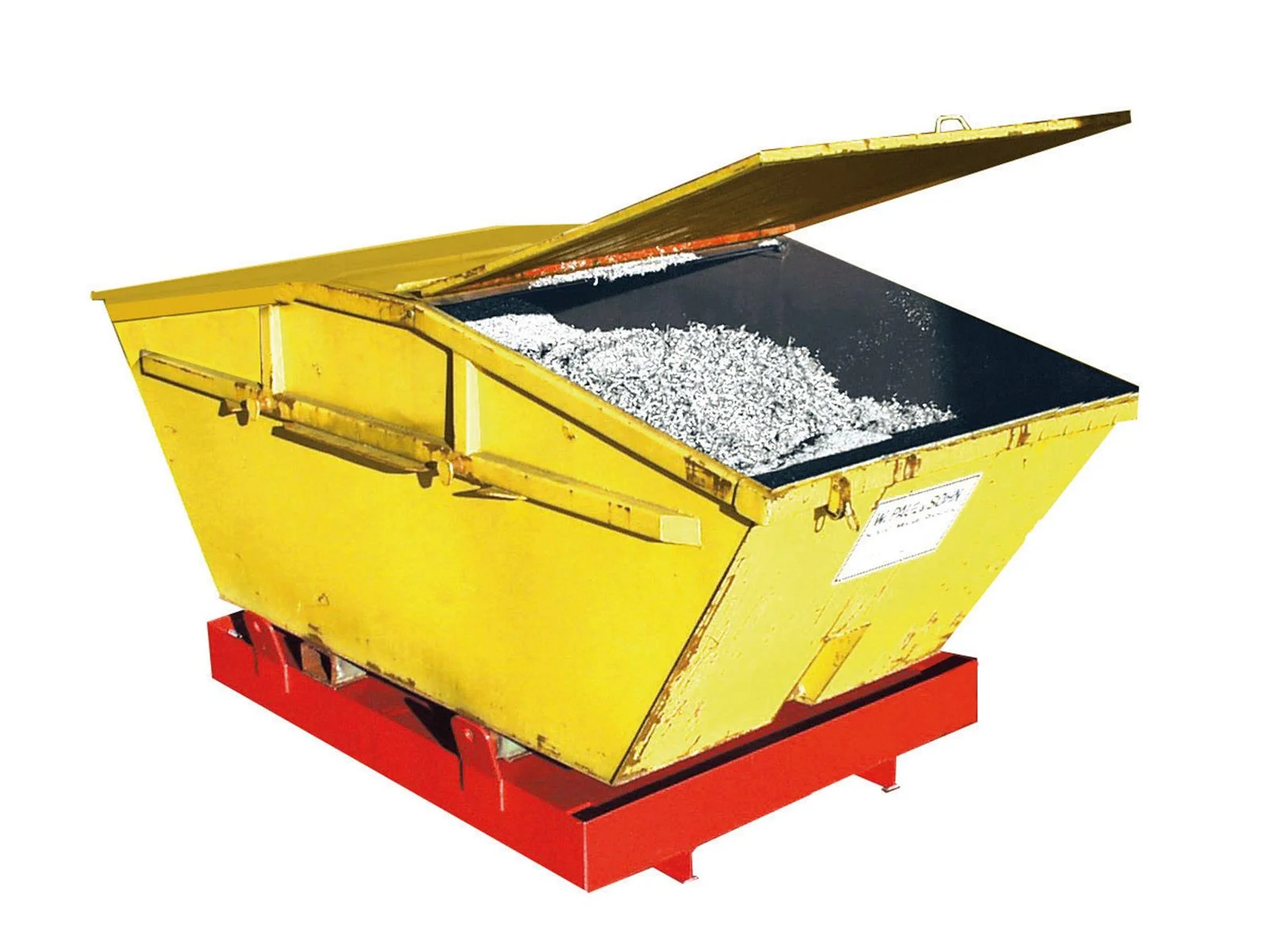 Vasca di contenimento tipo CW per container di stoccaggio da 880 a 1276 litri BAUER, Diffuser, Schrottbehälter, Metallschale, Schrottcontainer, Gebrauchsanlage