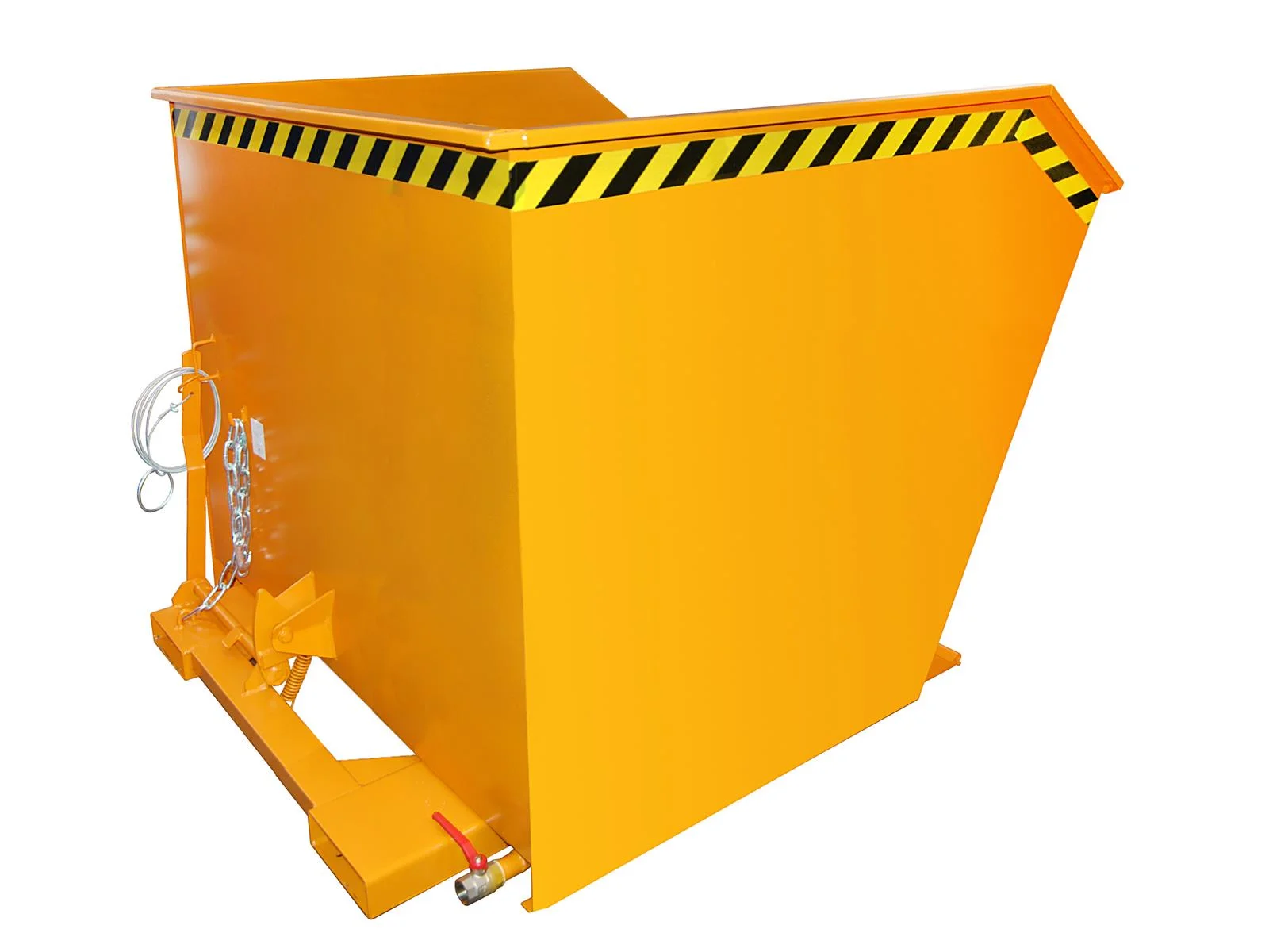 Chip Container SGU 200 2.00m³ 1640x1680x1090mm RAL 2000 Yellow Orange