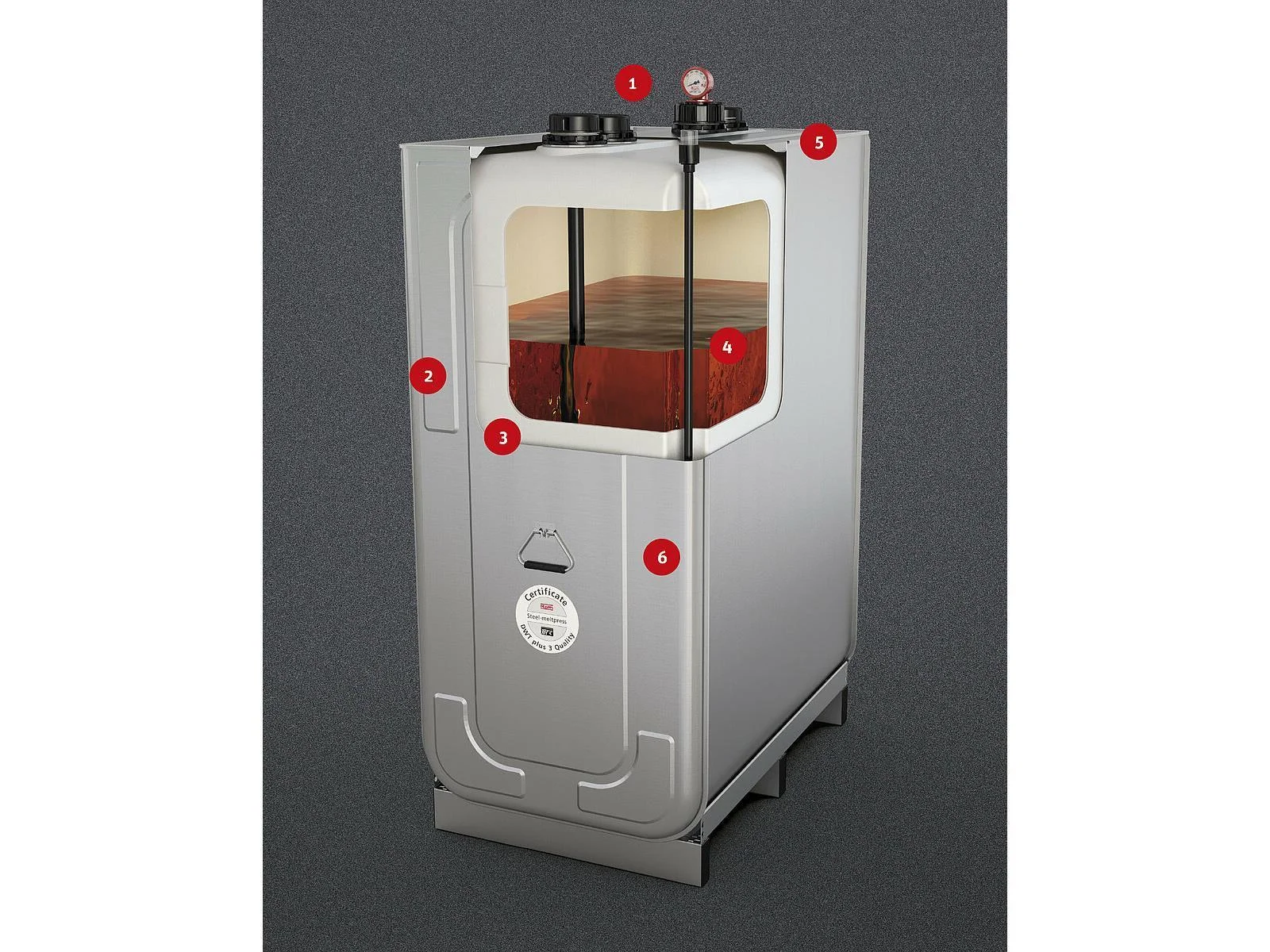 2000 Liter Hoftankstelle – Doppelwandige Komplettanlage mit wählbarer Pumpentechnik Tankmanagement 10m Abgabeschlauch