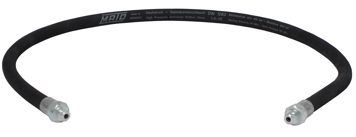 Hochdruck-Gummipanzerschlauch RH-75 für Akku-Fettpresse 14.4-S + LS Hochdruck-Gummipanzerschlauch RH-75 für Akku-Fettpresse 14.4-S + LS
