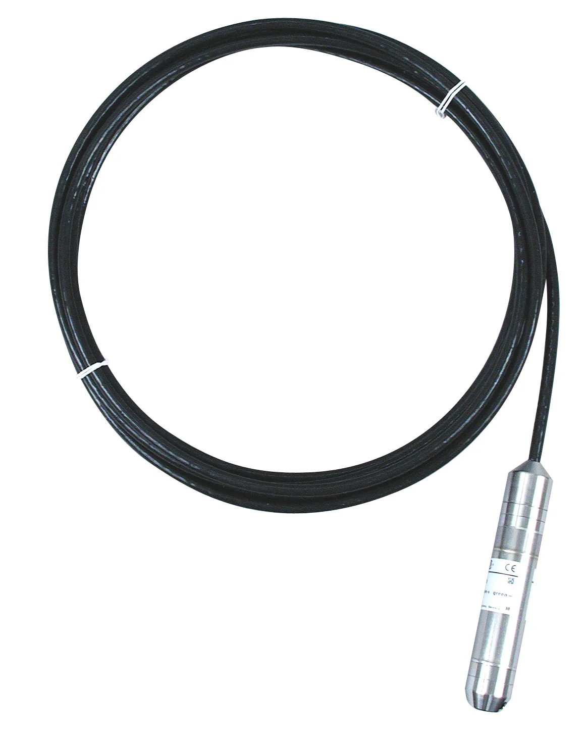 Sonda di livello a 300 mbar, 1,0% 4-20 mA, lunghezza del cavo 10 m, Sensor, Probe, Kabel, Stahl, Rund