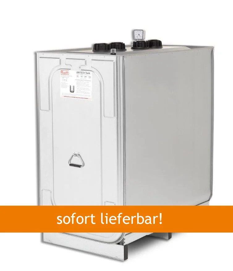 Serbatoio diesel - Serbatoio per olio combustibile - 1000L - Serbatoio di stoccaggio