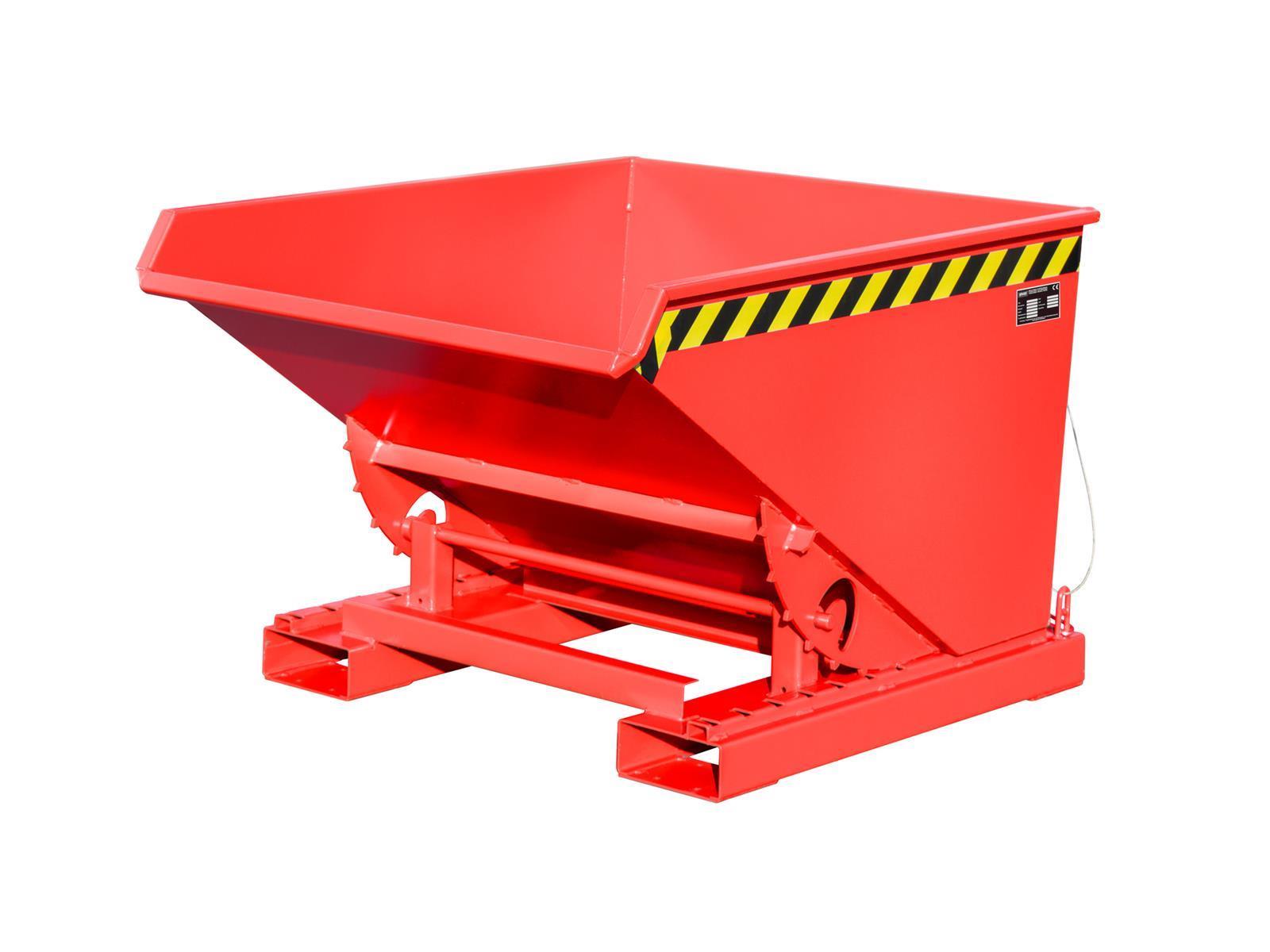 Kippbehälter EXPO 600 0,60m³ 1260x1070x835mm RAL 3000 Feuerrot