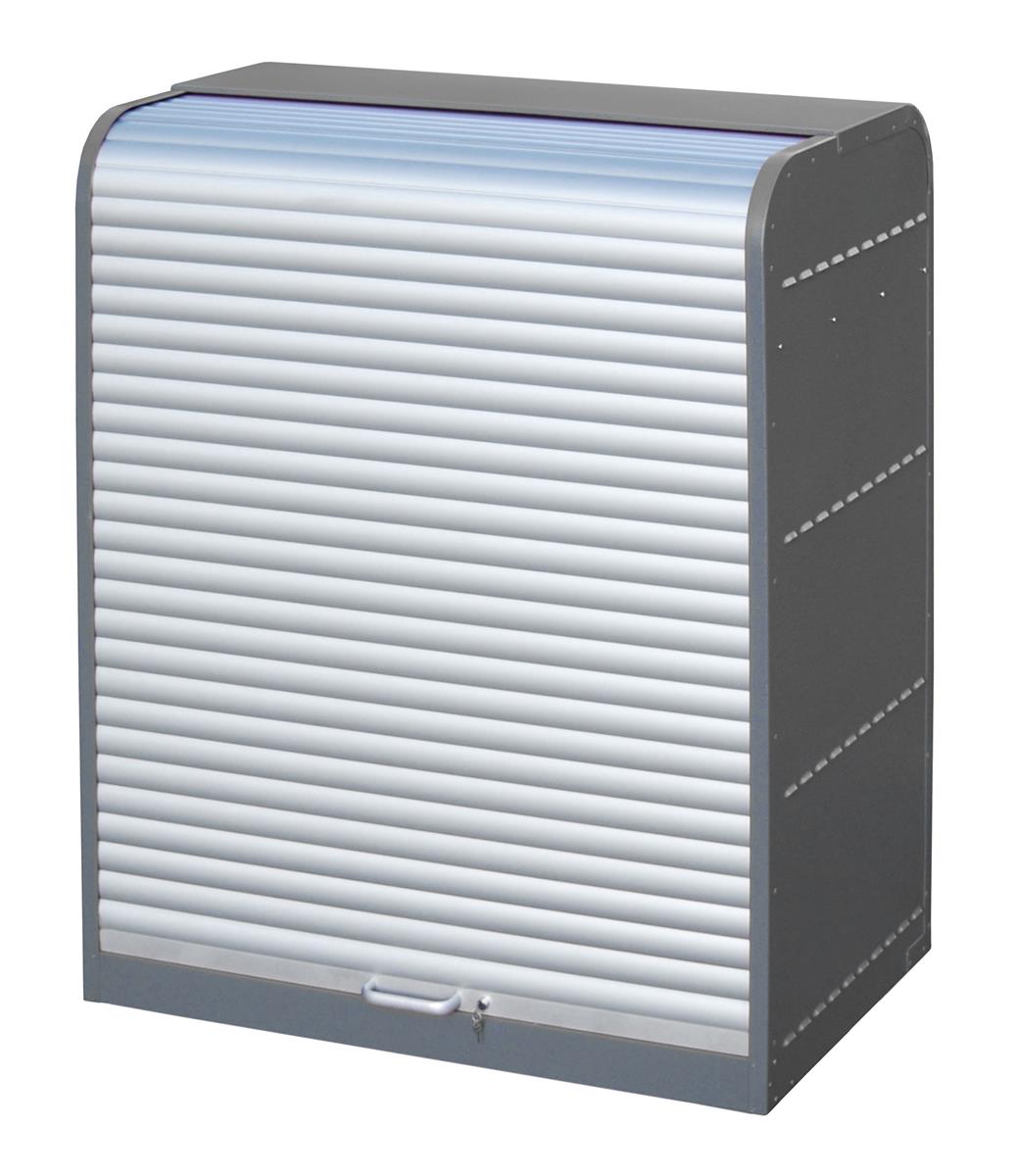 Gefahrstoff-Rolladenschrank RSG-4 1300x870x1610mm RAL 7005 Mausgrau