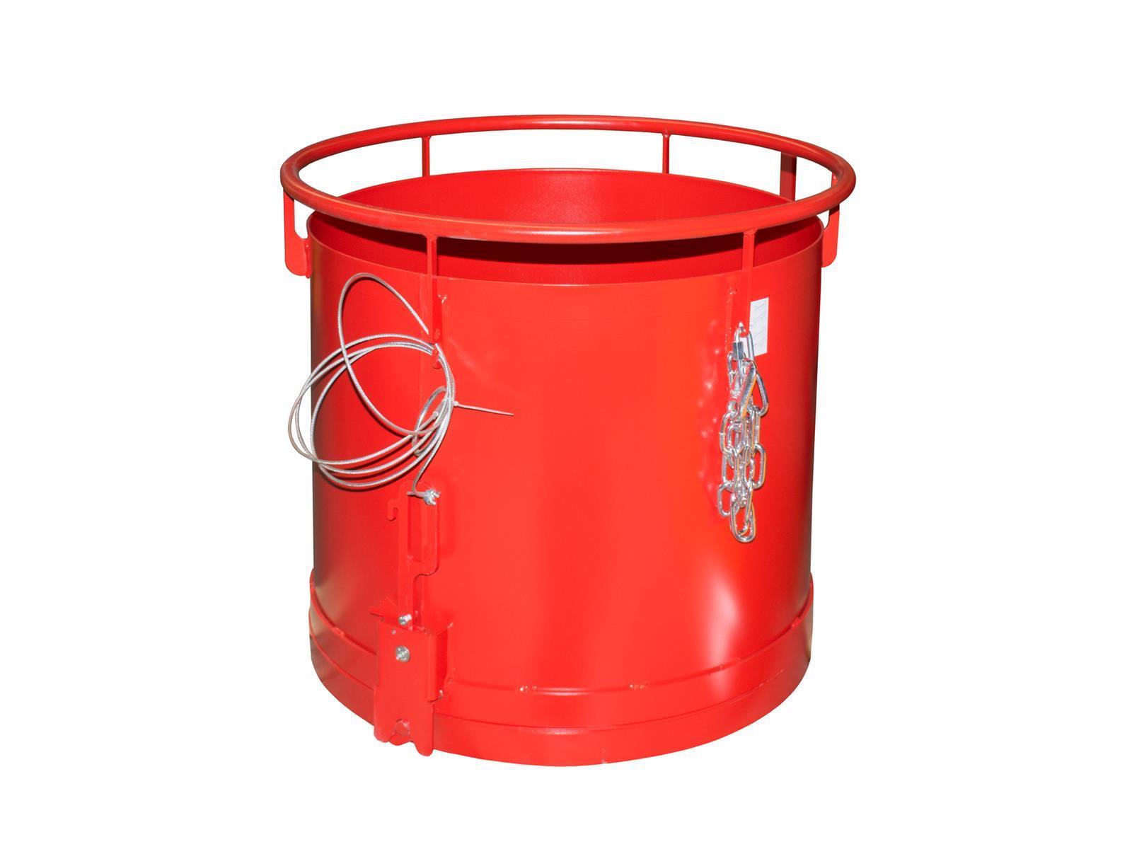 Rundbehälter RB 300 0,30m³ 865x775mm Rundbehälter RB 300 0,30m³ 865x775mm RAL 3000 Feuerrot