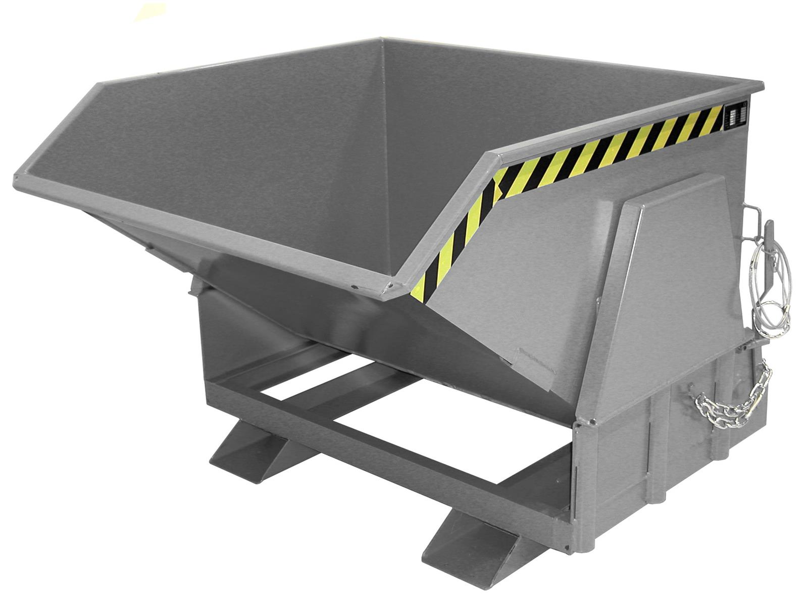 Tipping Container BK 100 1m³ 1430x1400x1070mm RAL 7005 Mouse Grey